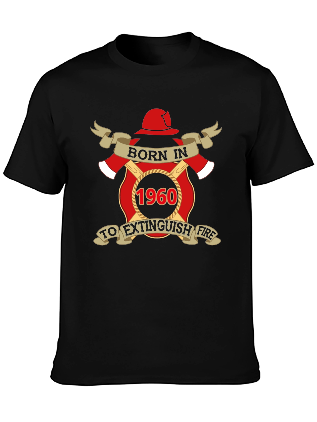 Born in 1960 Firefighter T-Shirt
