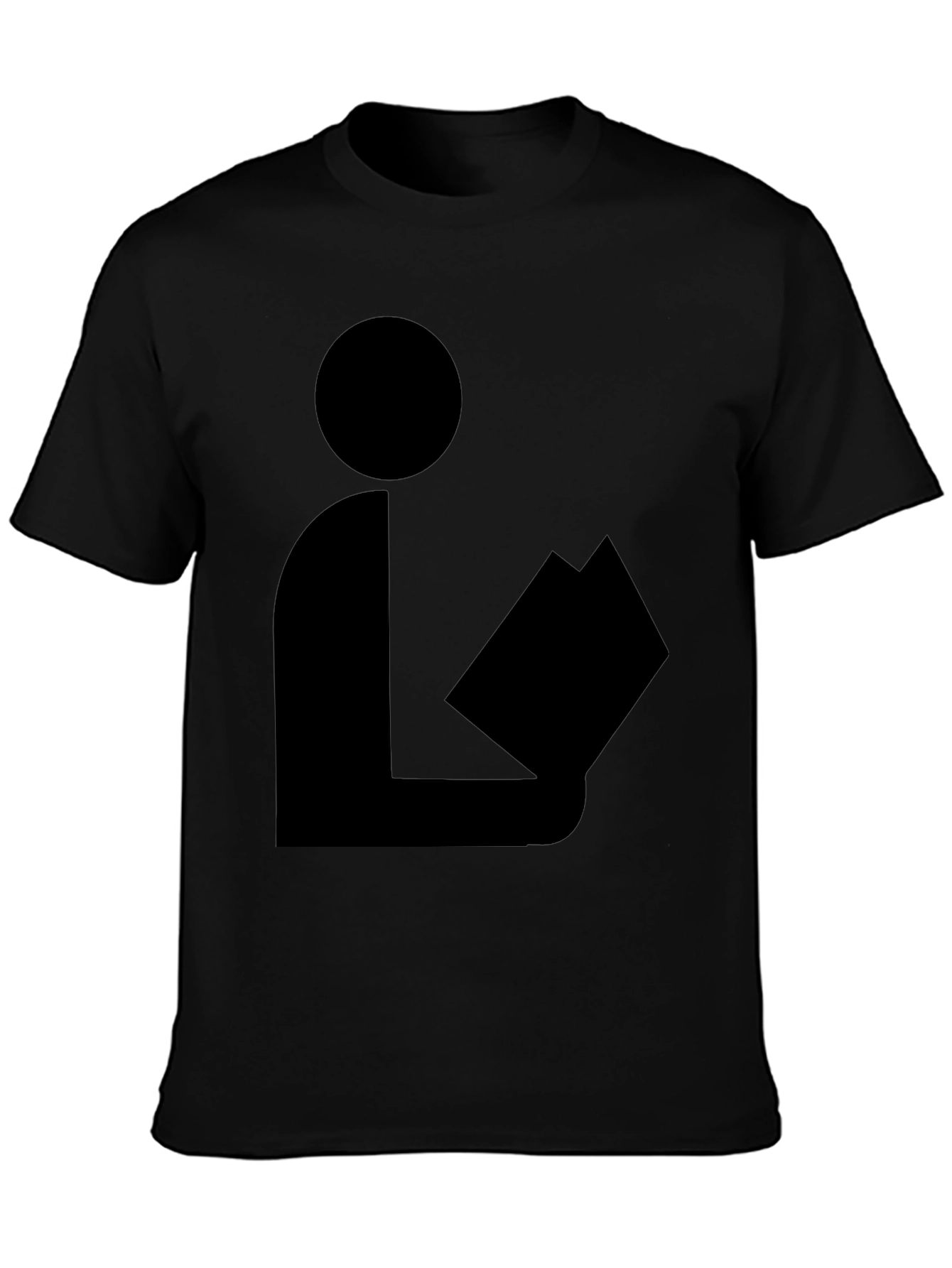 Reader Graphic T-Shirt - Classic Black Cotton Tee