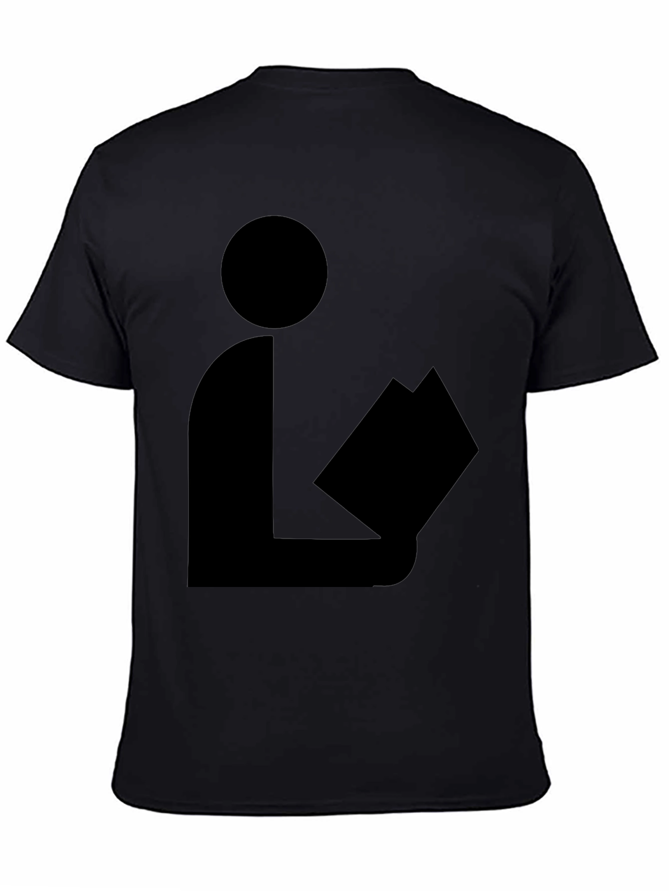 Reader Graphic T-Shirt - Classic Black Cotton Tee
