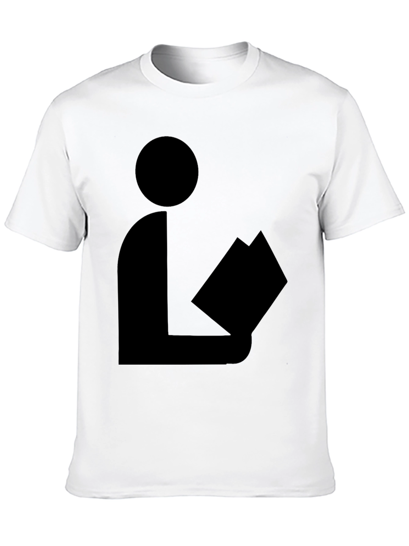 Reader Graphic T-Shirt - Classic Black Cotton Tee