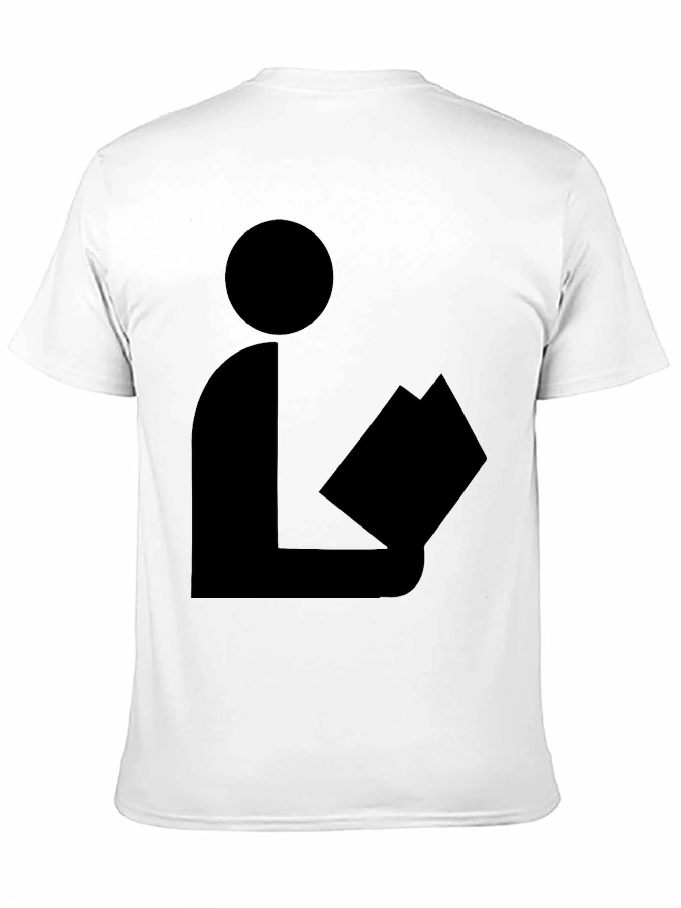 Reader Graphic T-Shirt - Classic Black Cotton Tee