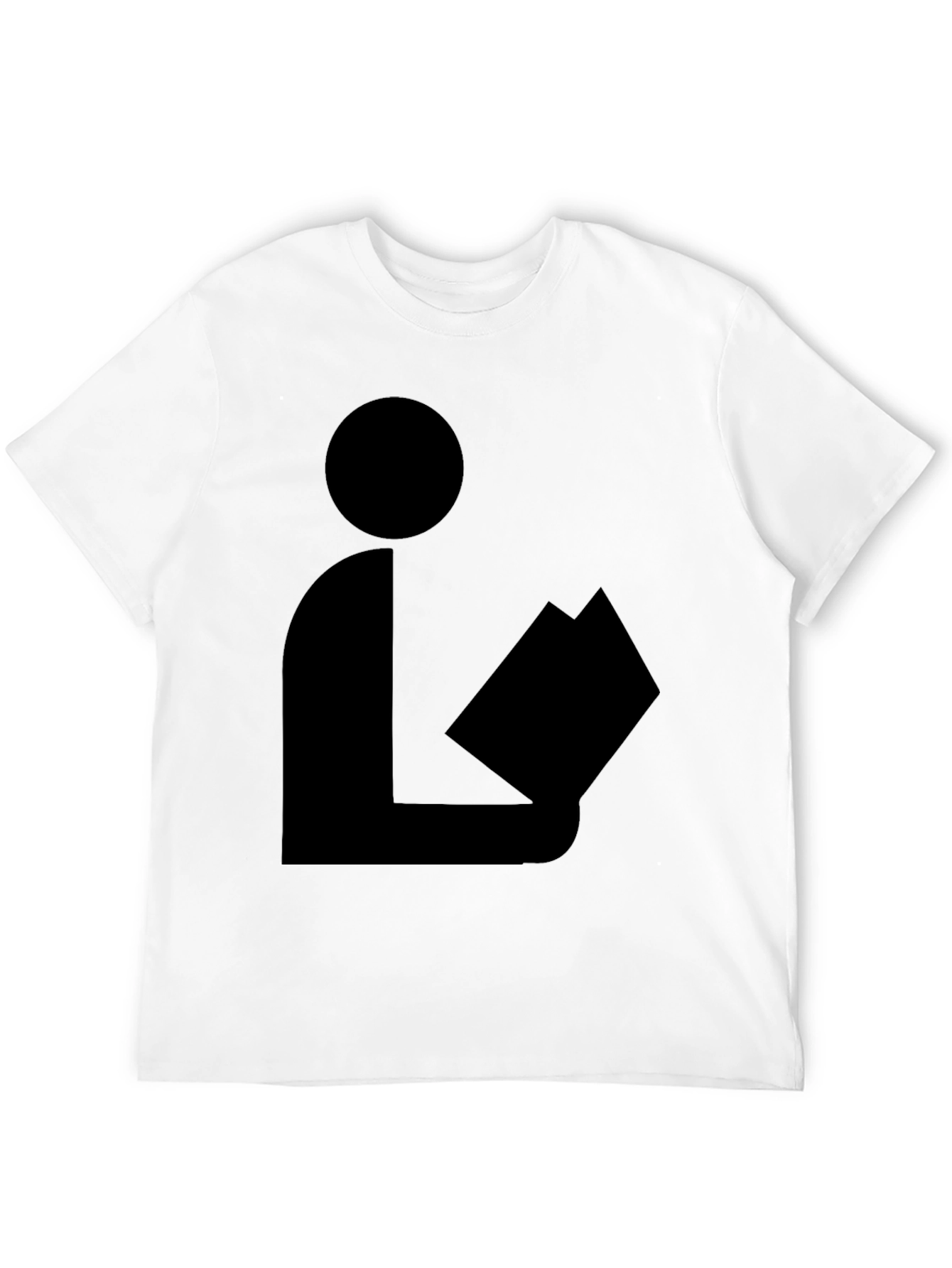 Reader Graphic T-Shirt - Classic Black Cotton Tee
