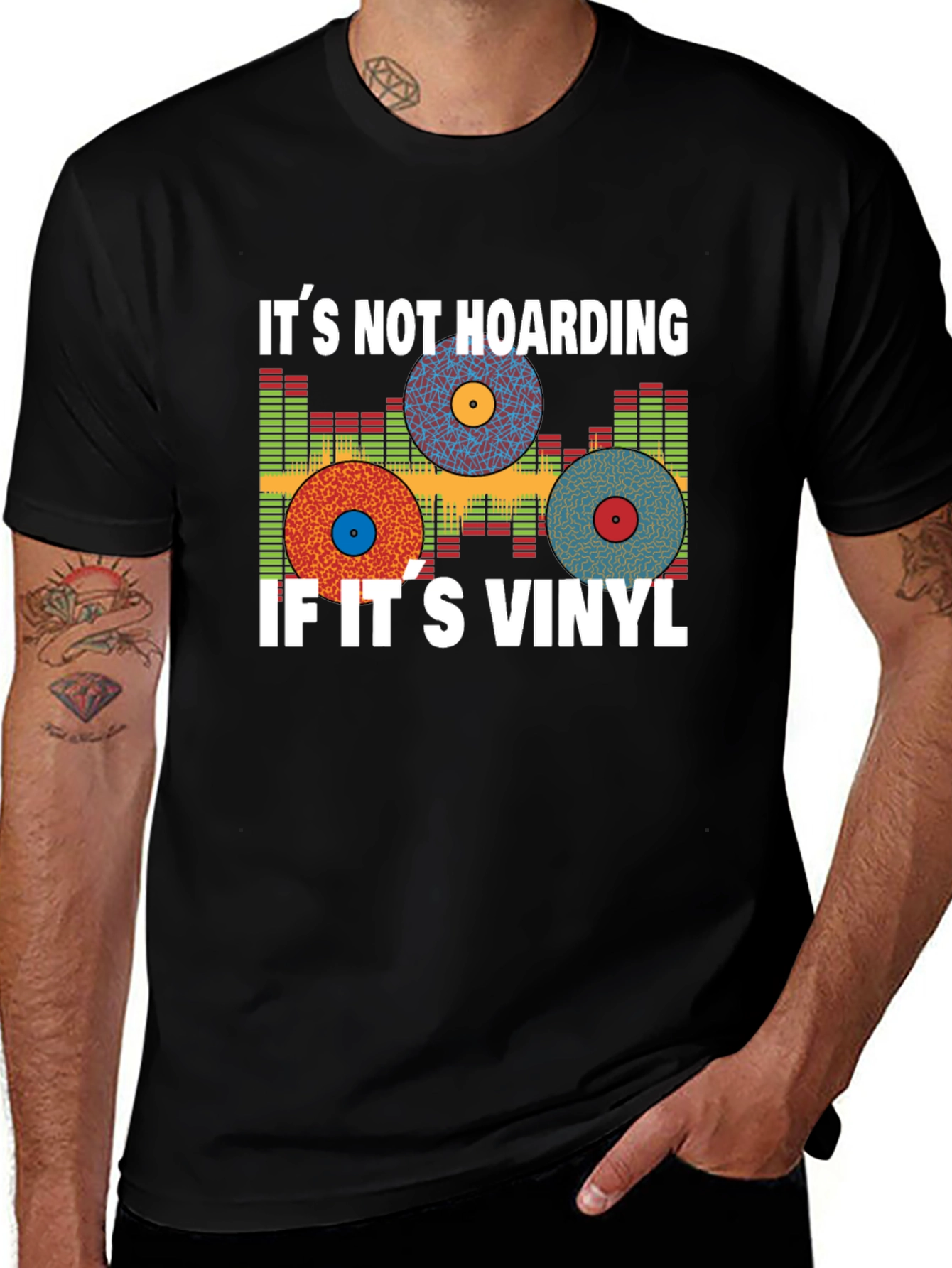 Vinyl Record Collector Graphic Tee