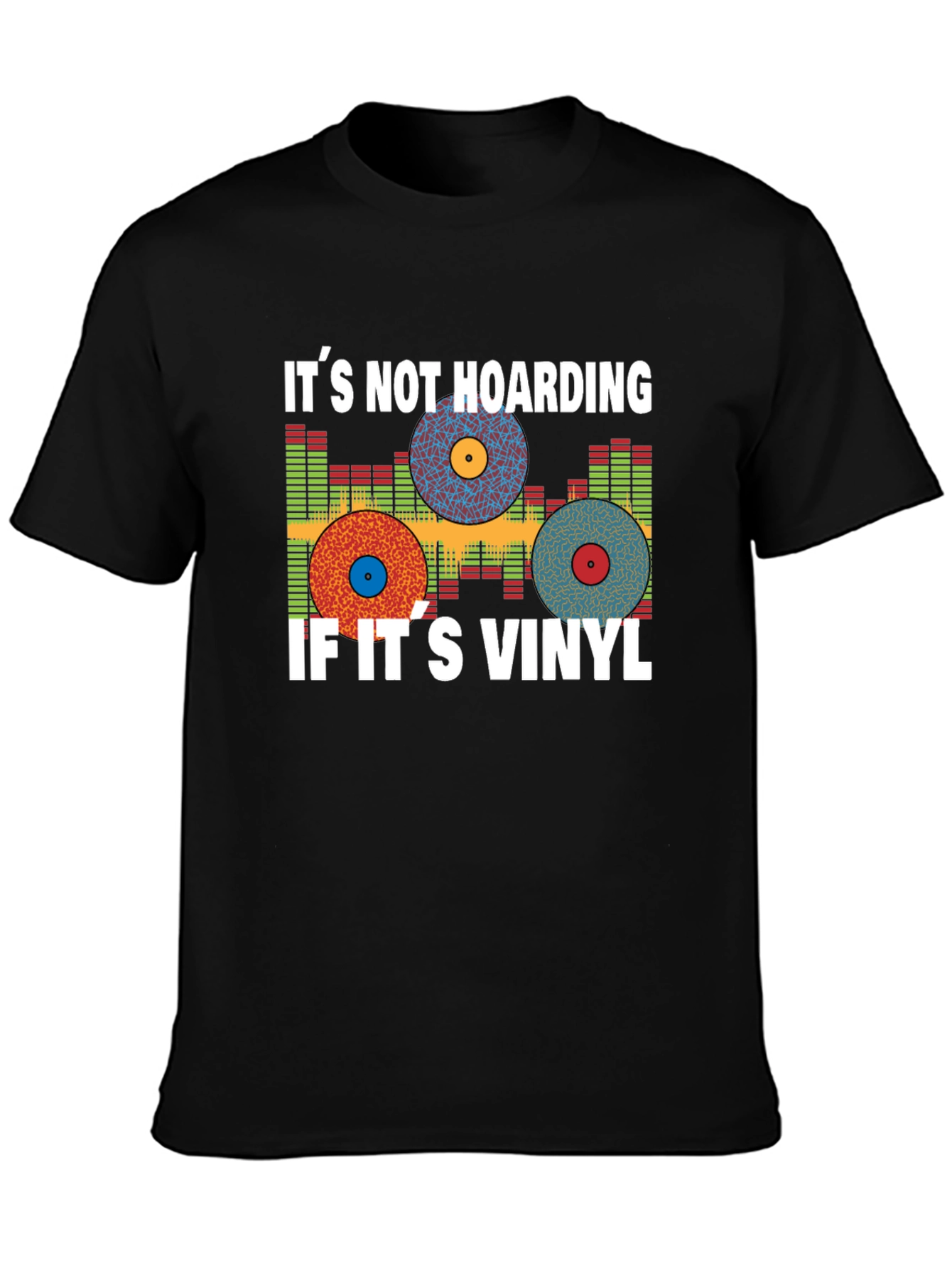 Vinyl Record Collector Graphic Tee