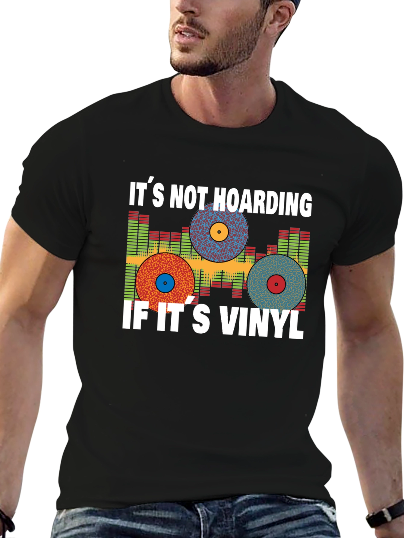 Vinyl Record Collector Graphic Tee