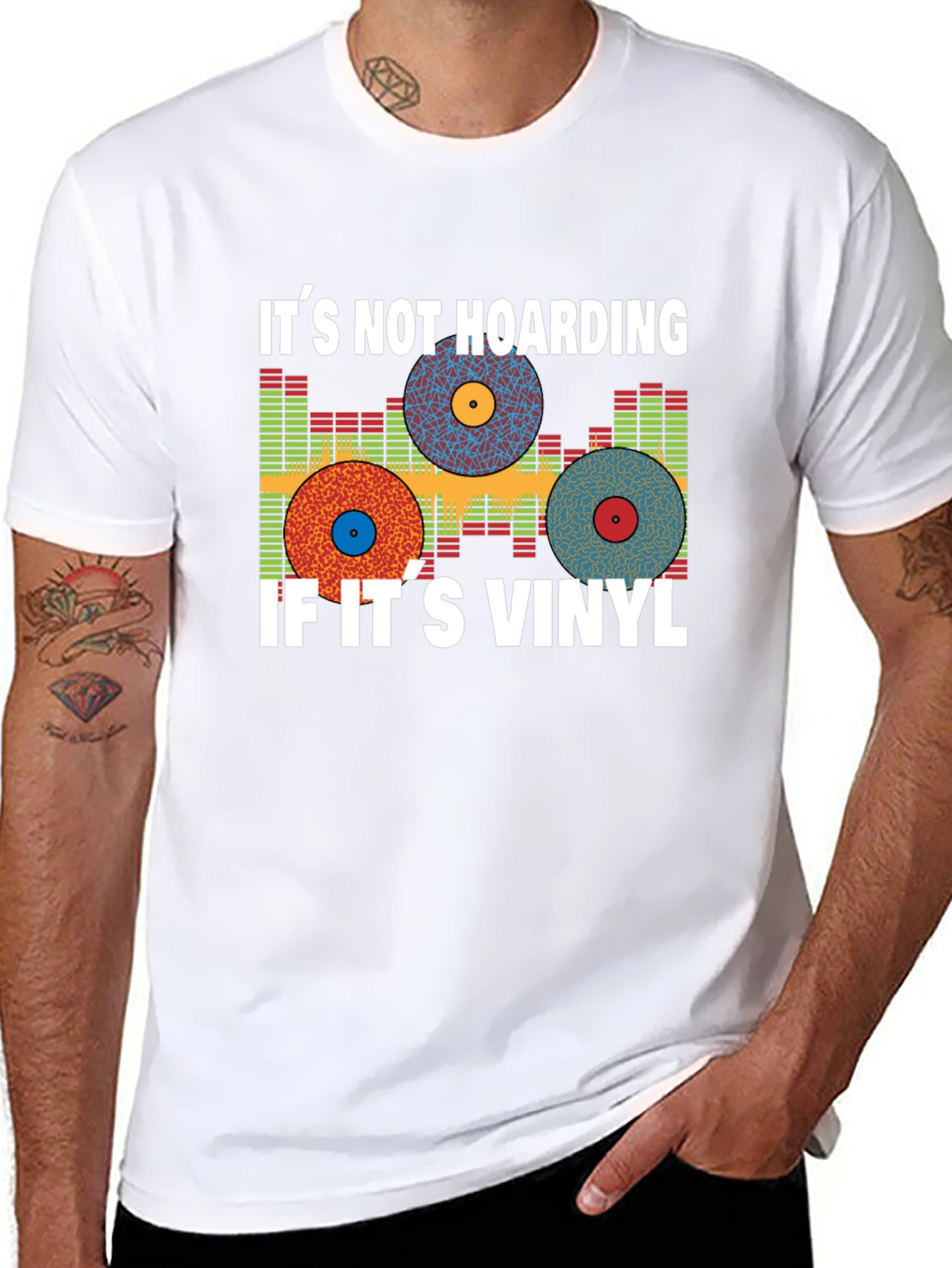 Vinyl Record Collector Graphic Tee