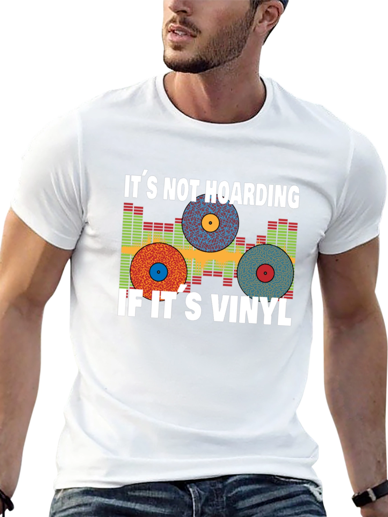Vinyl Record Collector Graphic Tee