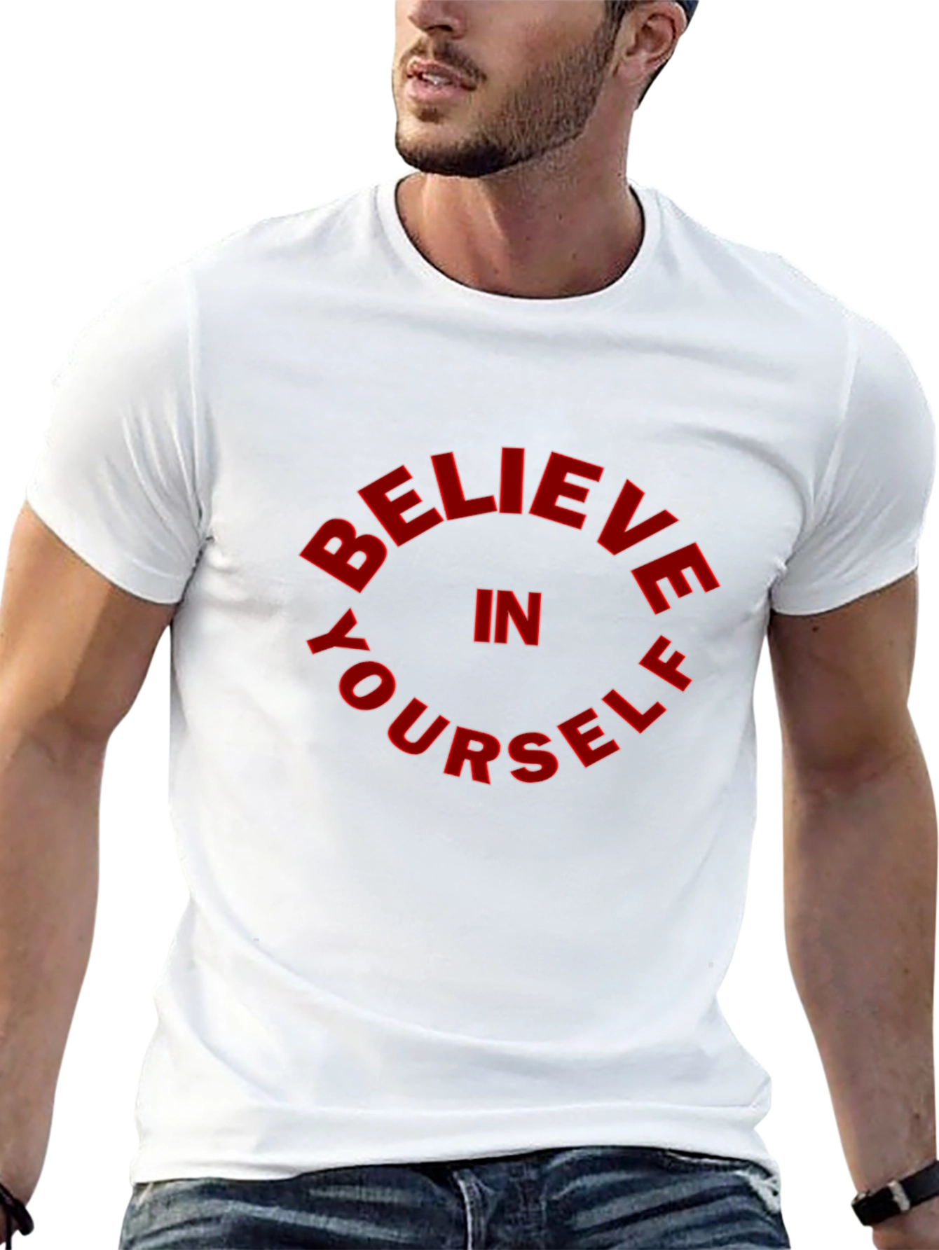 Believe In Yourself Black T-Shirt