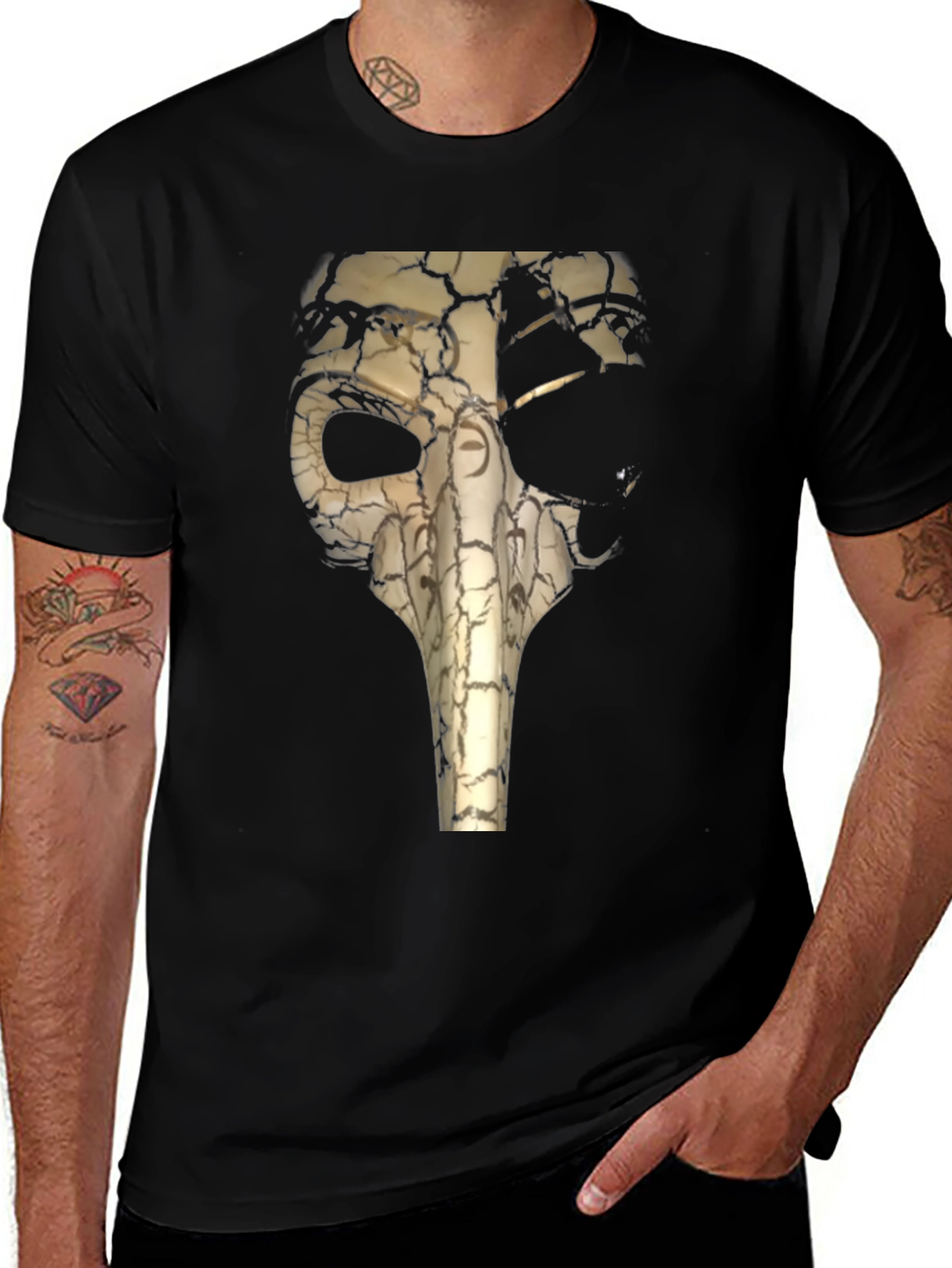 Mystic Cracked Mask Graphic Tee
