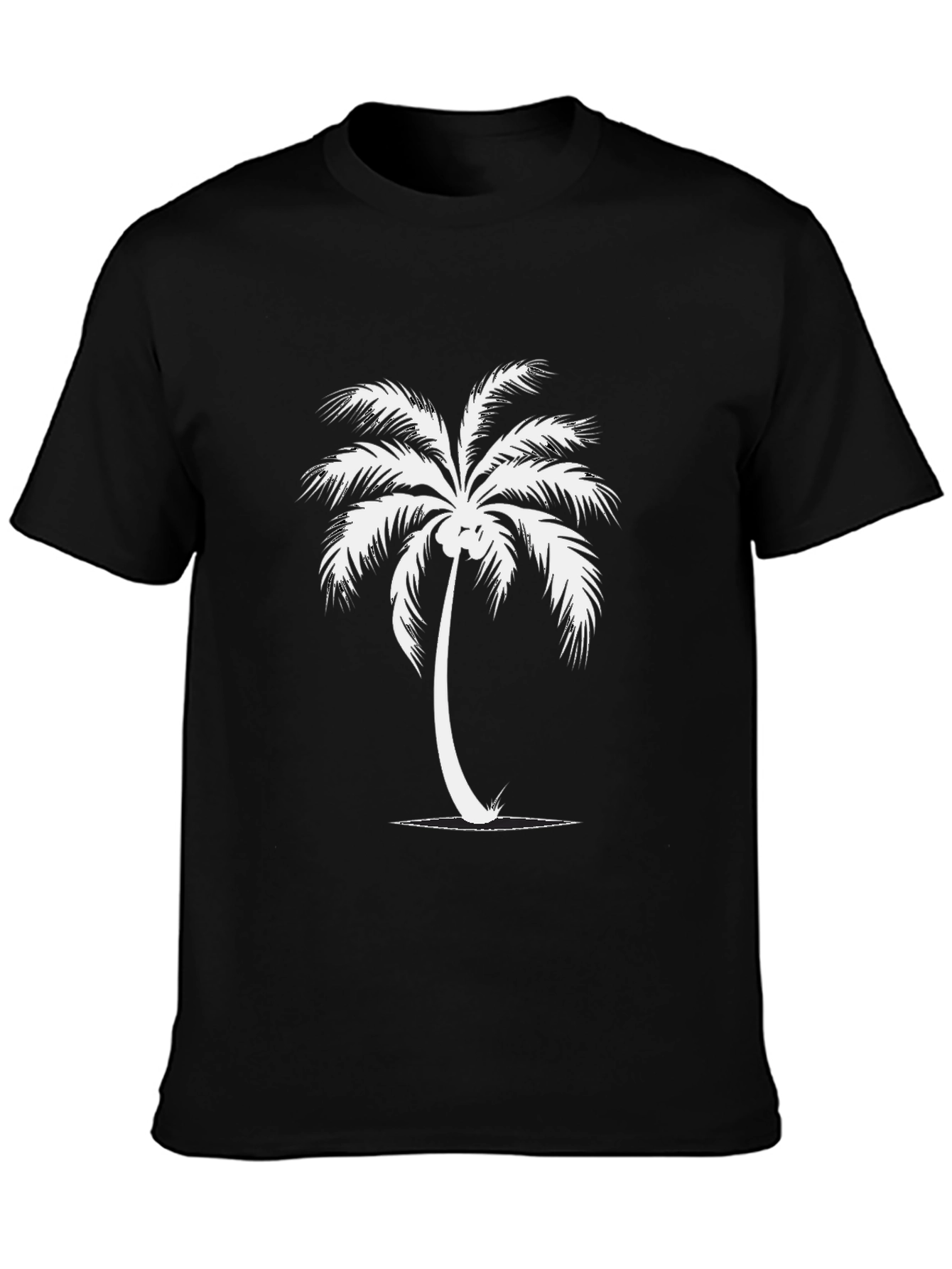 Black Palm Tree Graphic T-Shirt