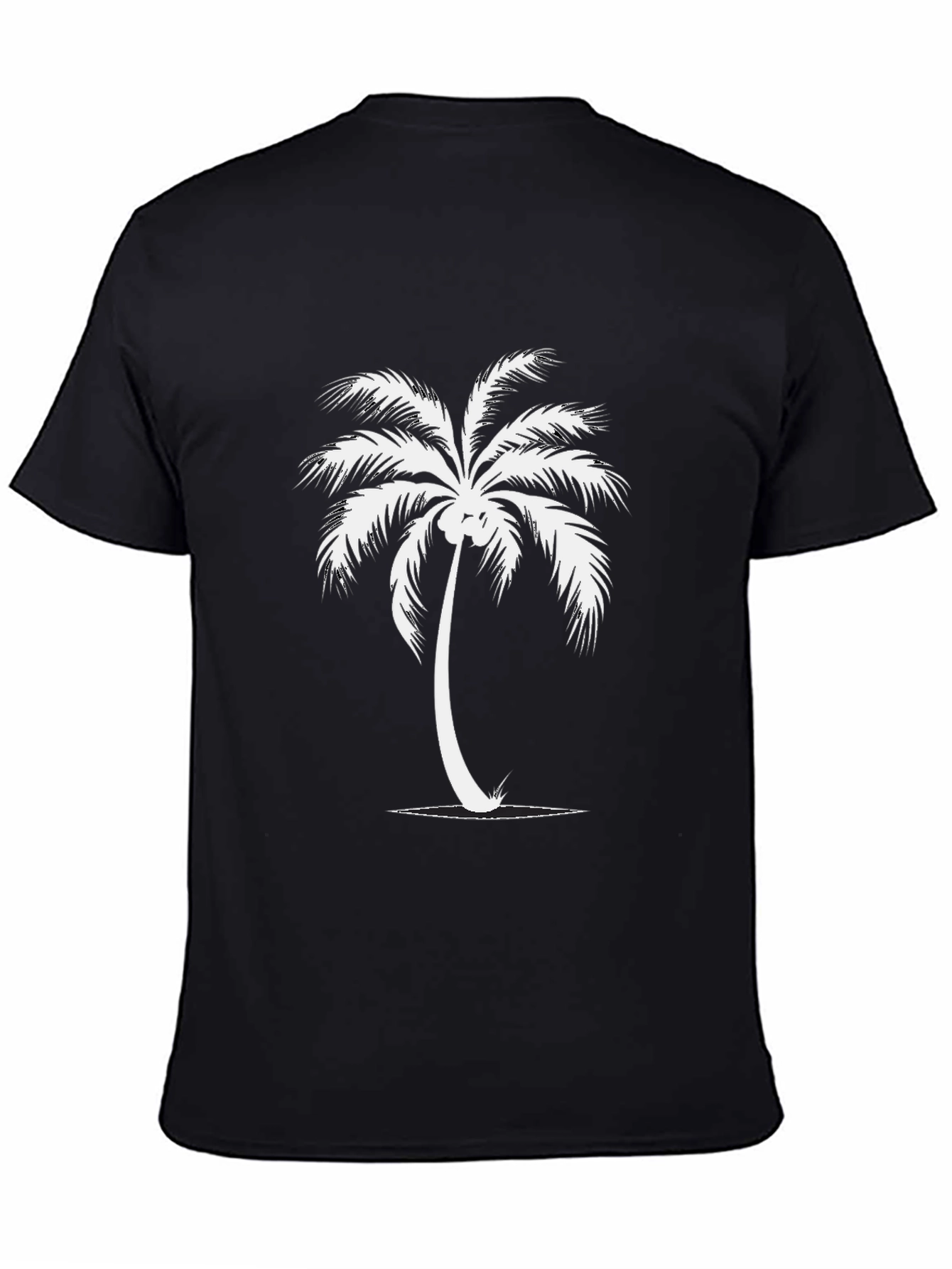 Black Palm Tree Graphic T-Shirt
