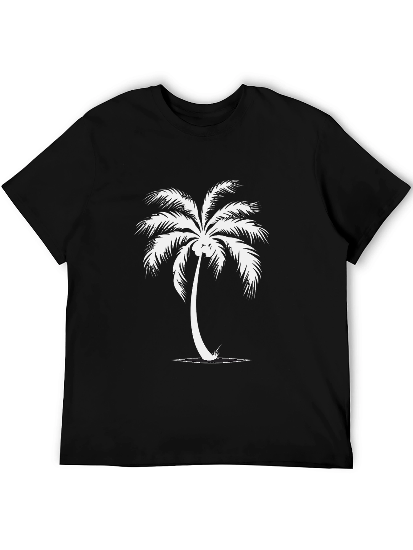 Black Palm Tree Graphic T-Shirt