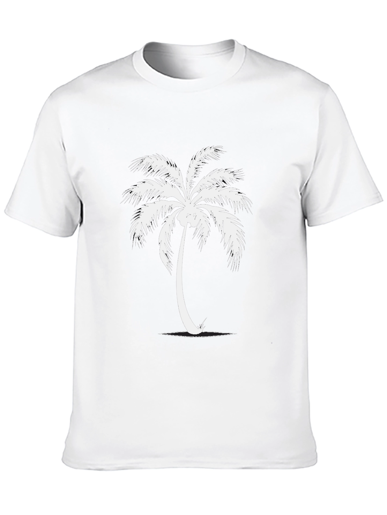Black Palm Tree Graphic T-Shirt