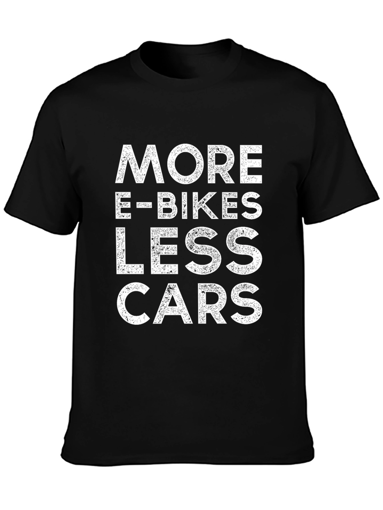 More E-Bikes Less Cars Graphic T-Shirt