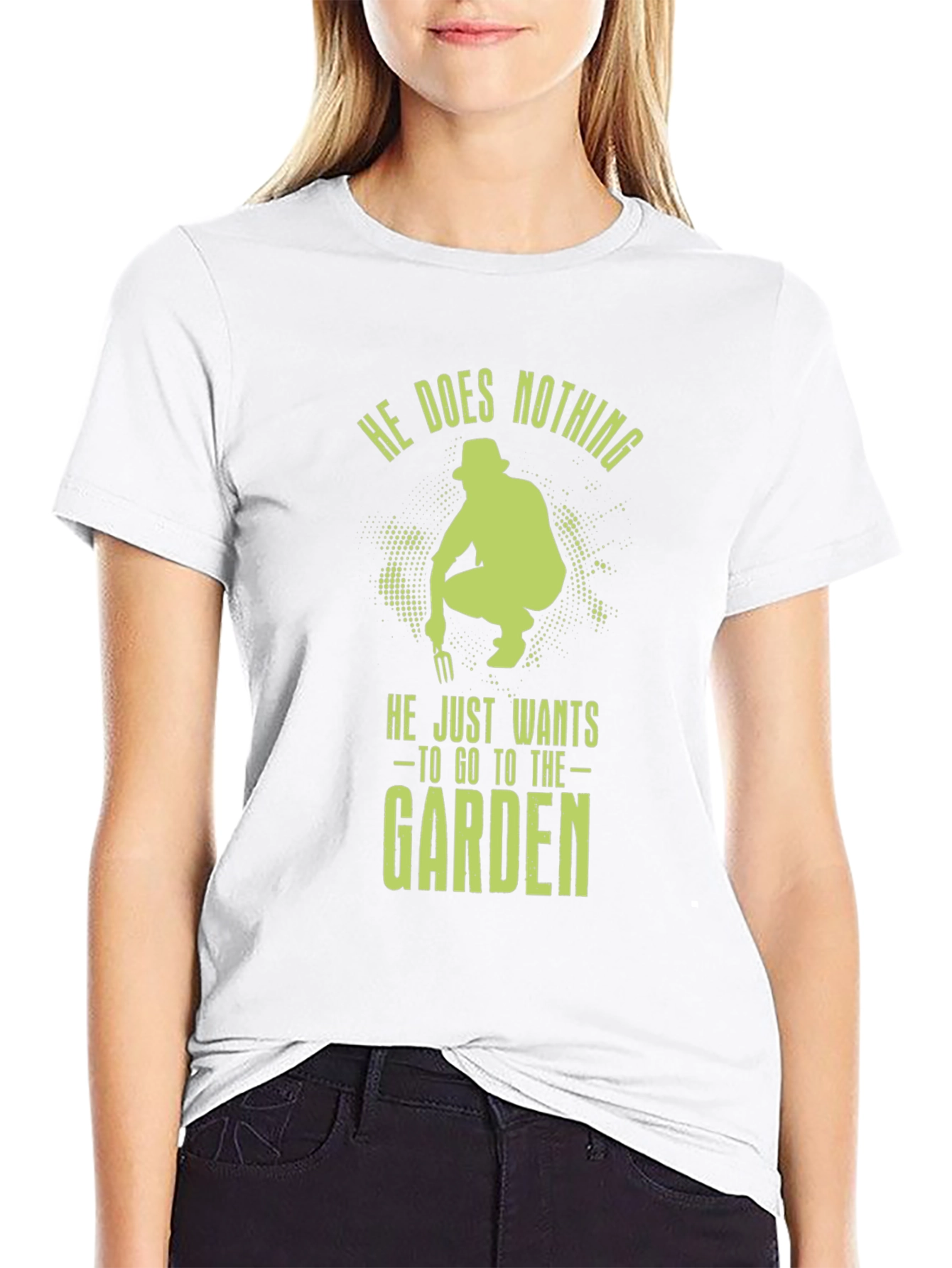 Gardener Graphic Tee - He Does Nothing Garden
