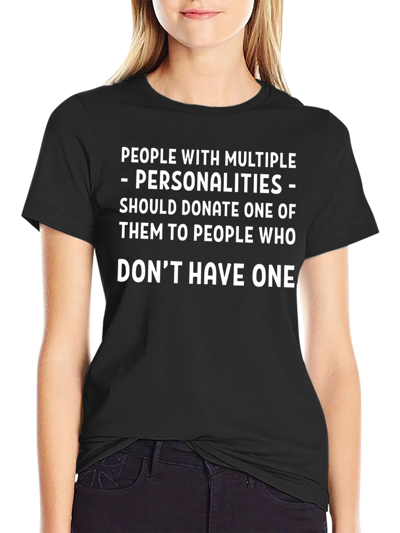 Multiple Personalities Donate One T-Shirt