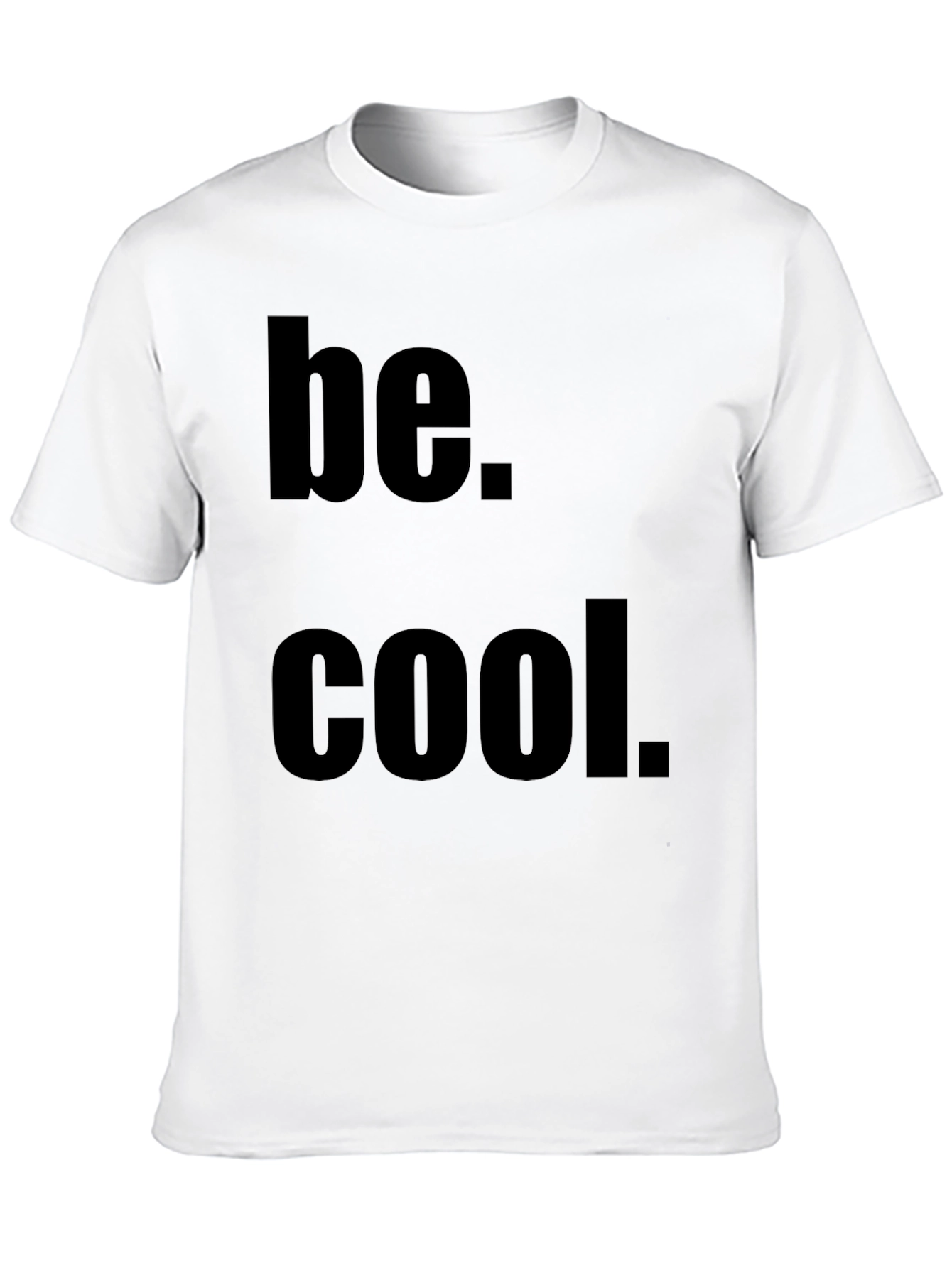 Be Cool Black Graphic Tee