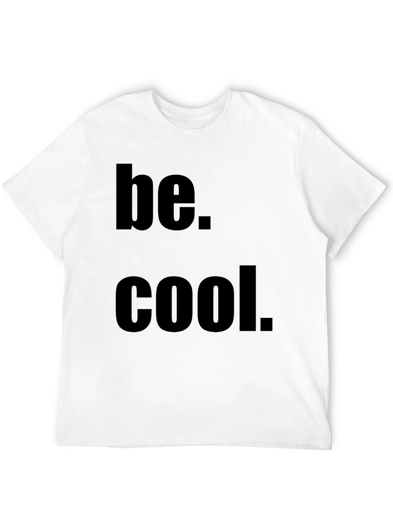 Be Cool Black Graphic Tee