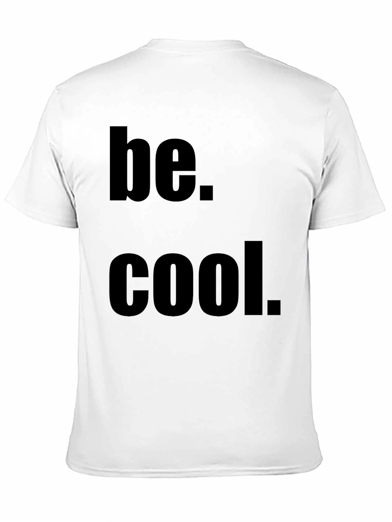 Be Cool Black Graphic Tee