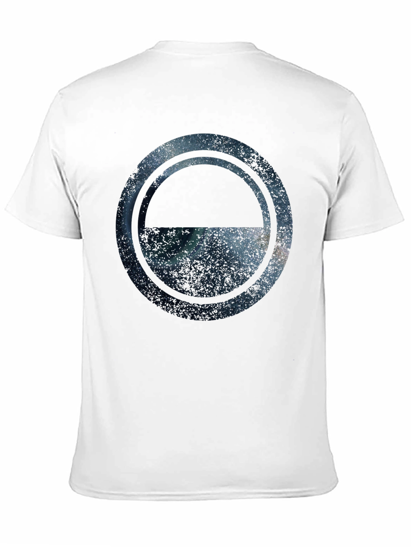 Cosmic Eclipse Graphic Tee - Stylish Mens Crew Neck