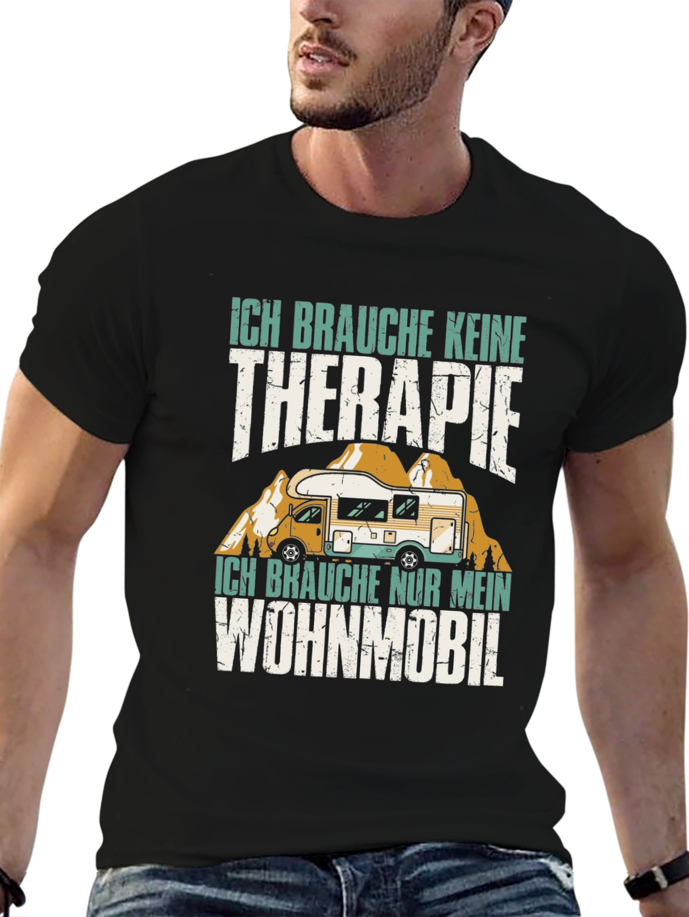 Ich Brauche Keine Therapie T-Shirt Camper Van