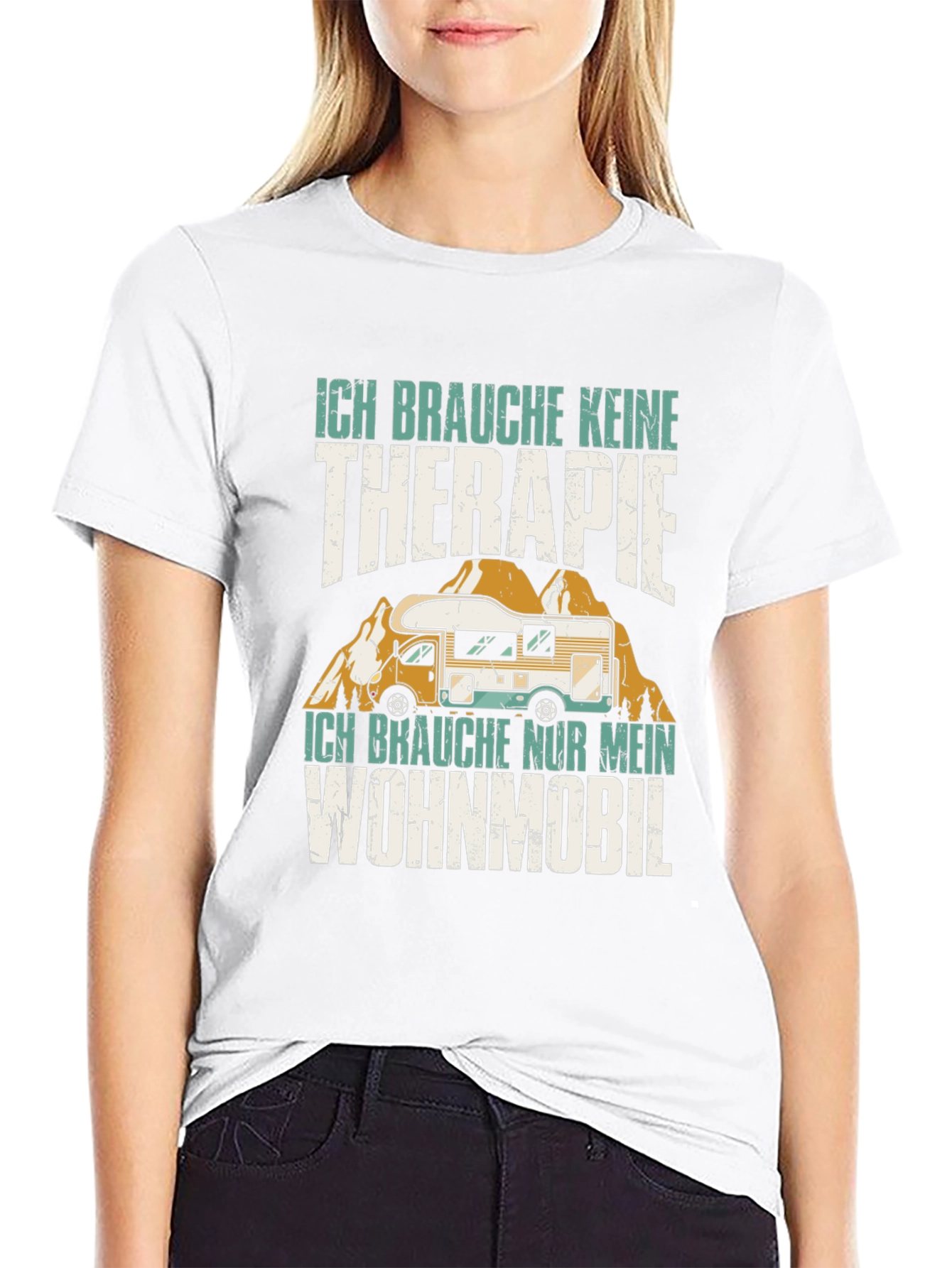 Ich Brauche Keine Therapie T-Shirt Camper Van