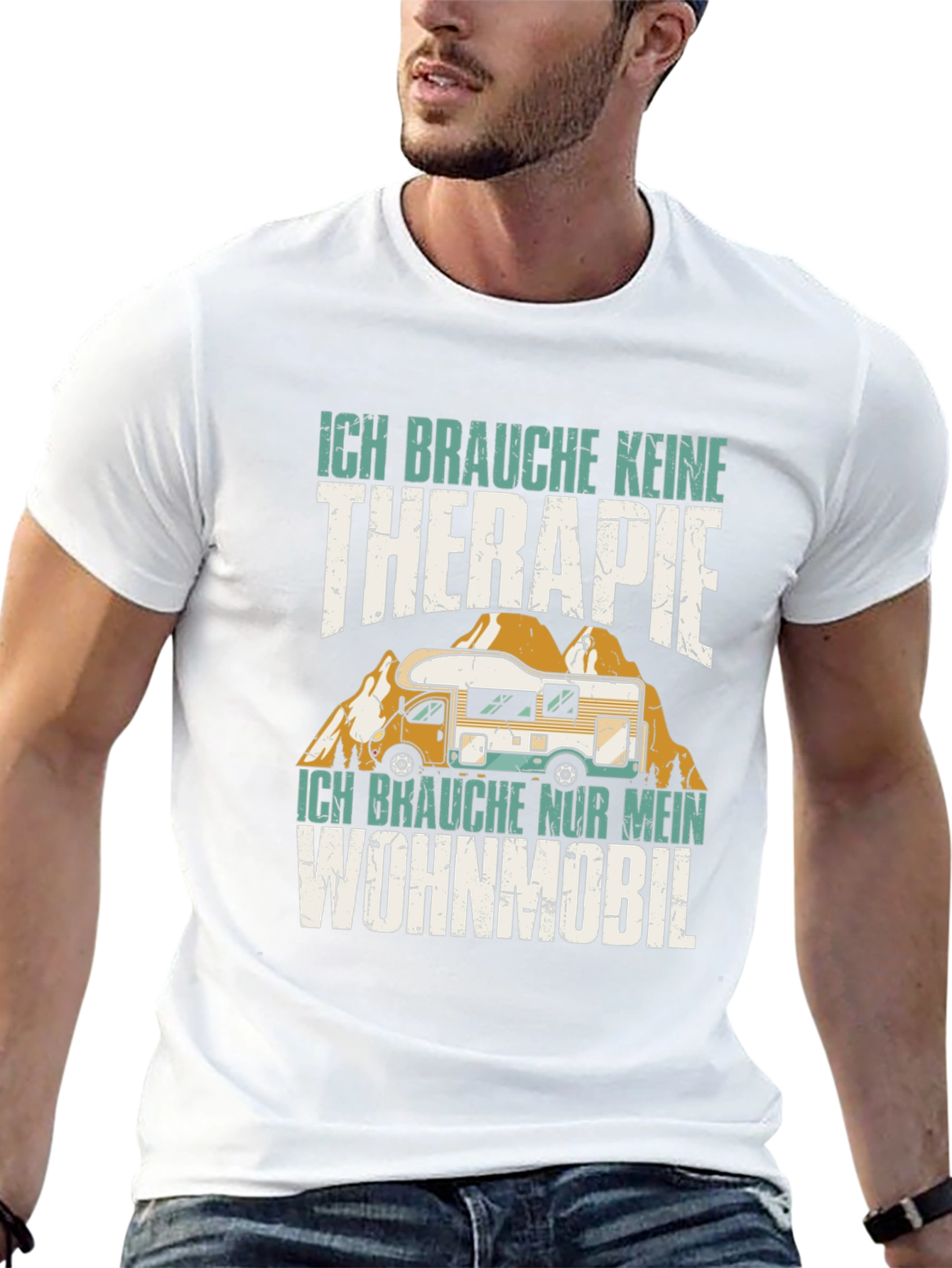 Ich Brauche Keine Therapie T-Shirt Camper Van