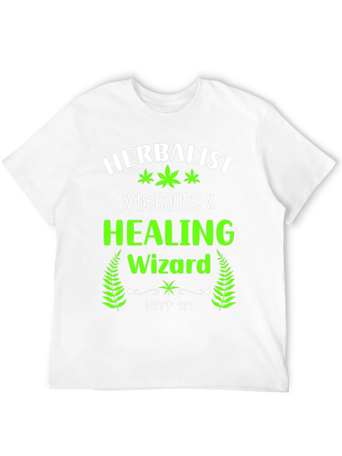 Herbalist Healing Wizard Graphic T-Shirt