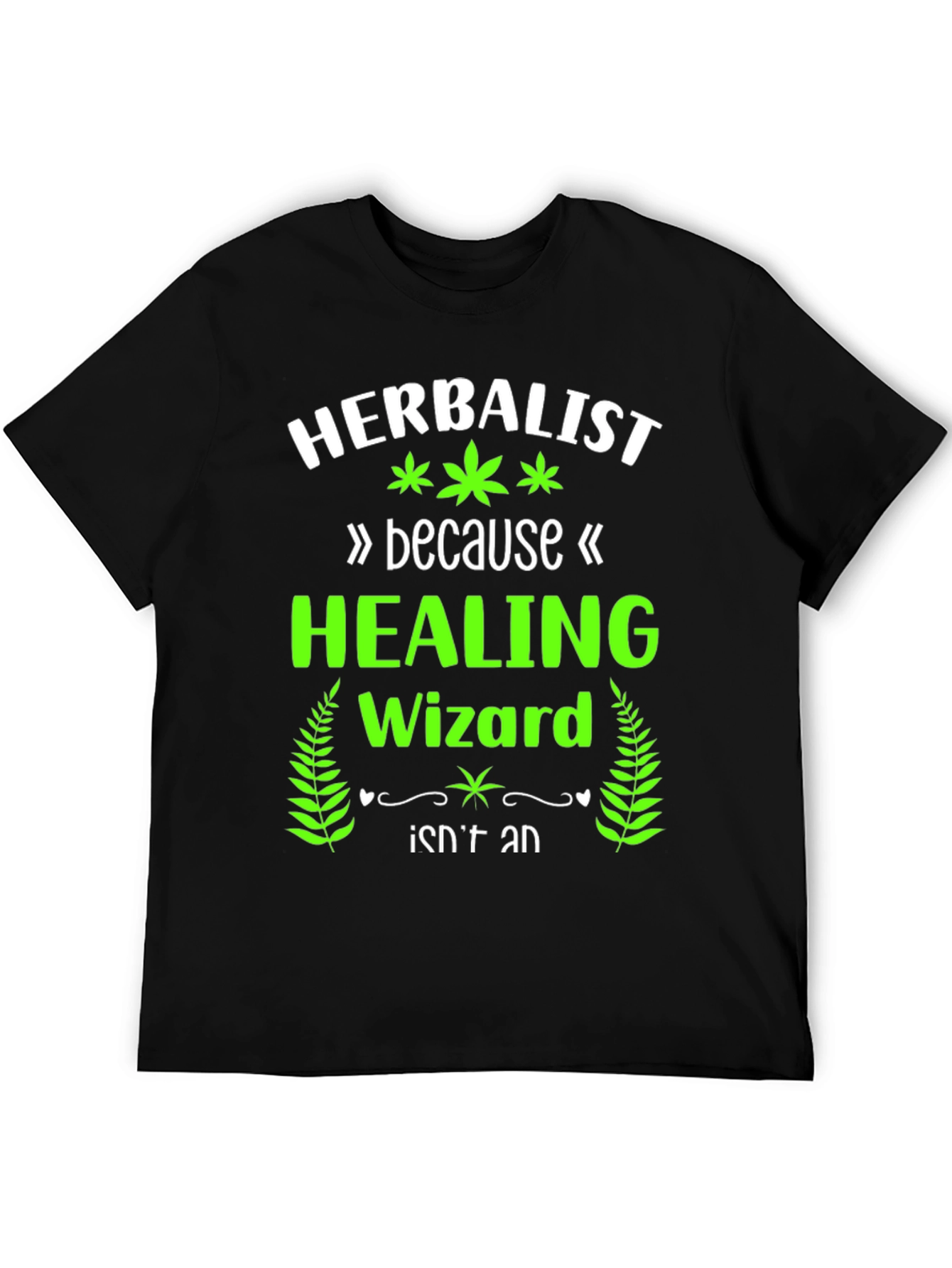 Herbalist Healing Wizard Graphic T-Shirt