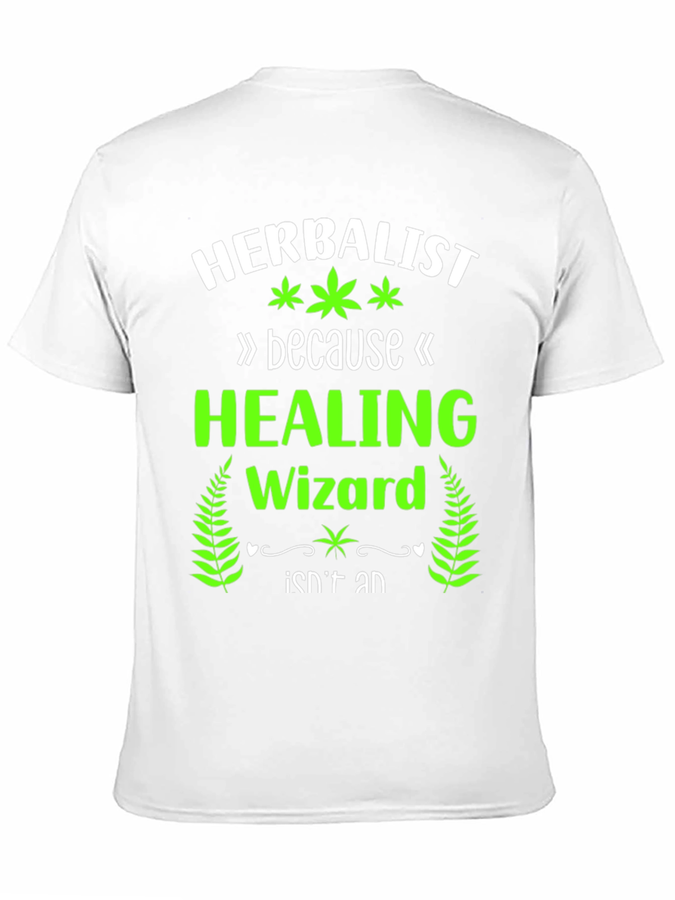 Herbalist Healing Wizard Graphic T-Shirt