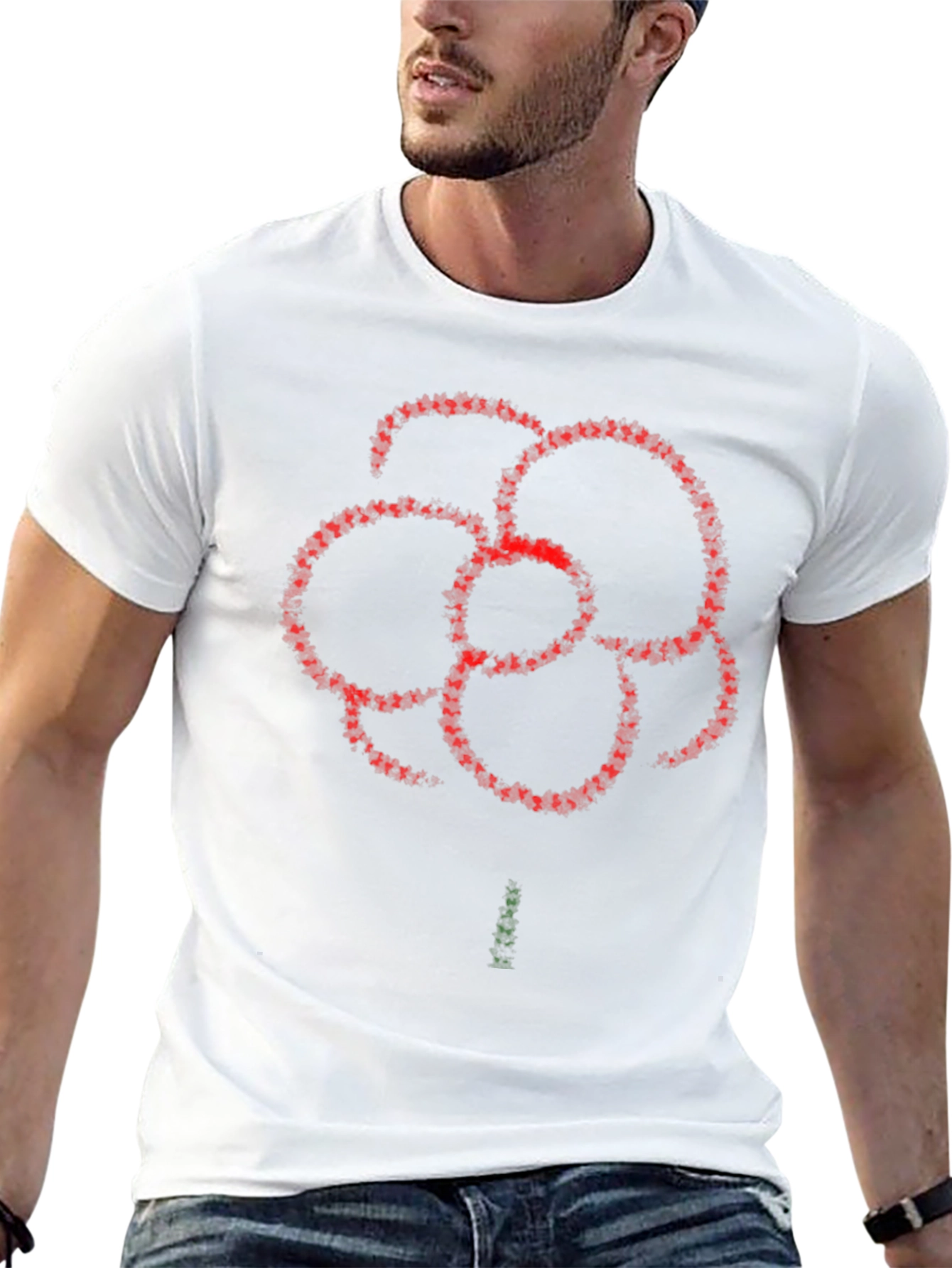 Graphic Flower T-Shirt - Stylish Casual Wear