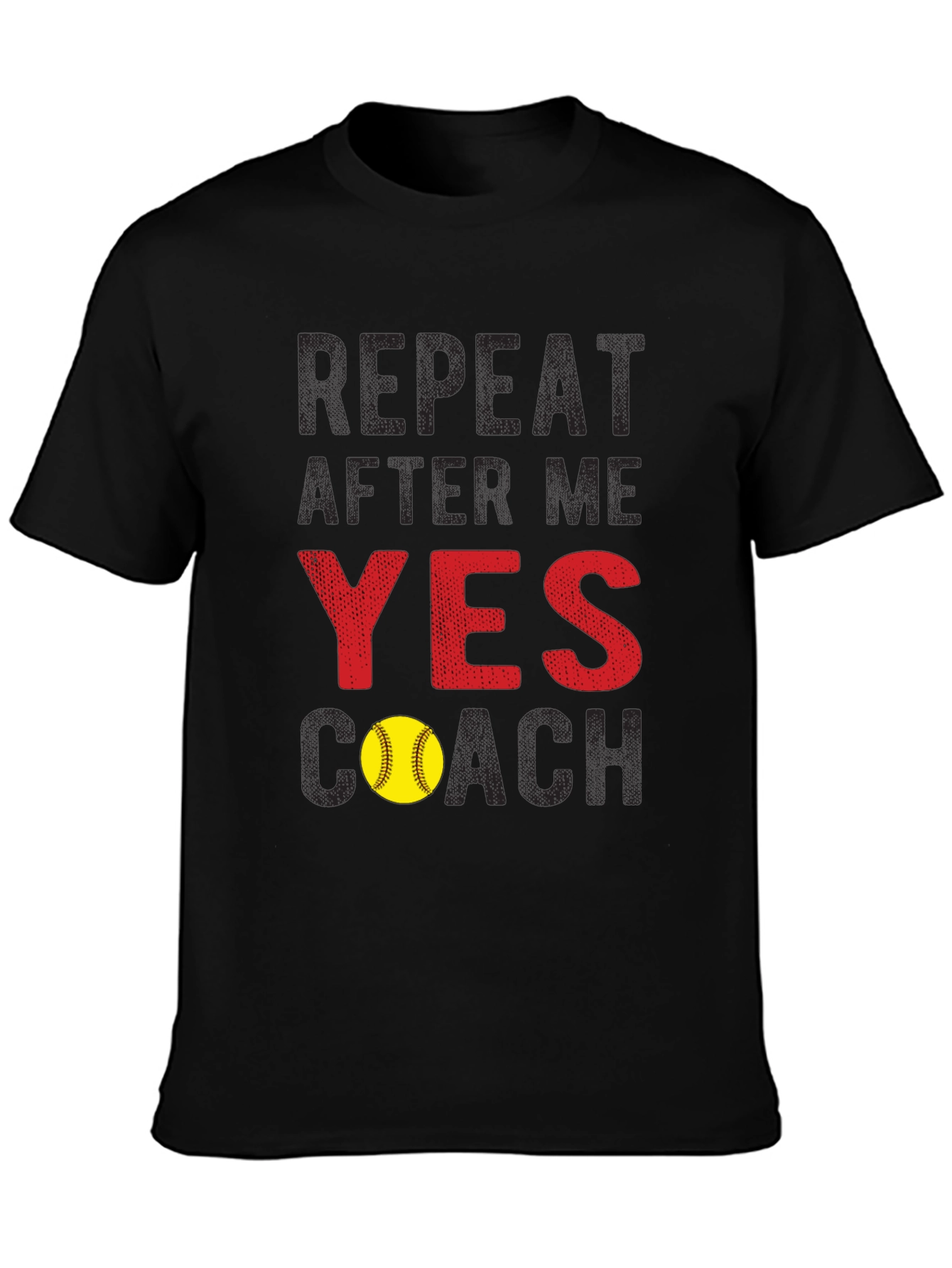 Yes Coach Softball T-Shirt