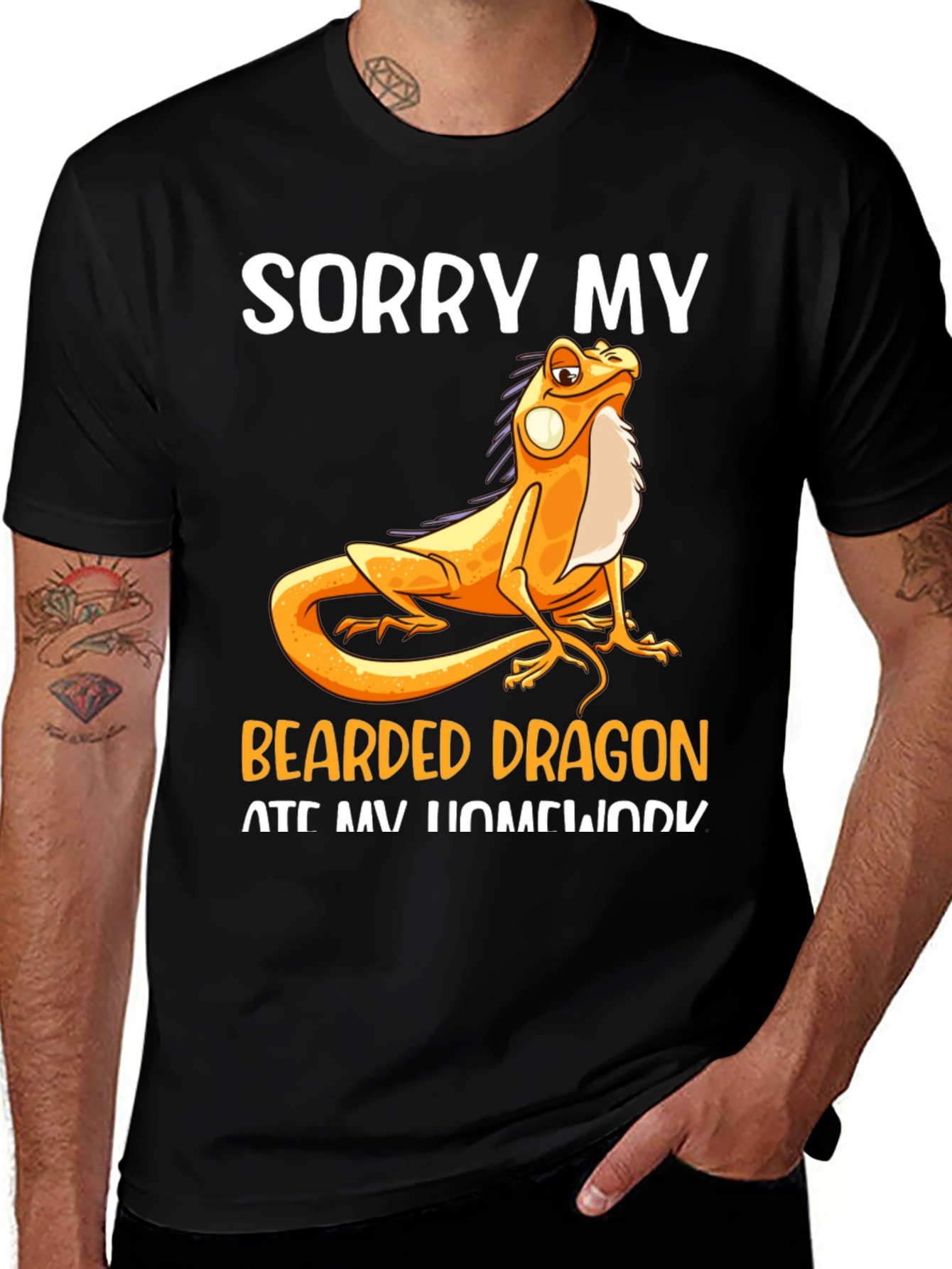 Bearded Dragon Ate Homework T-Shirt