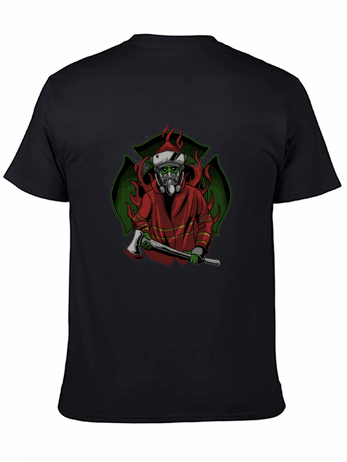 Christmas Firefighter T-Shirt - Holiday Rescue