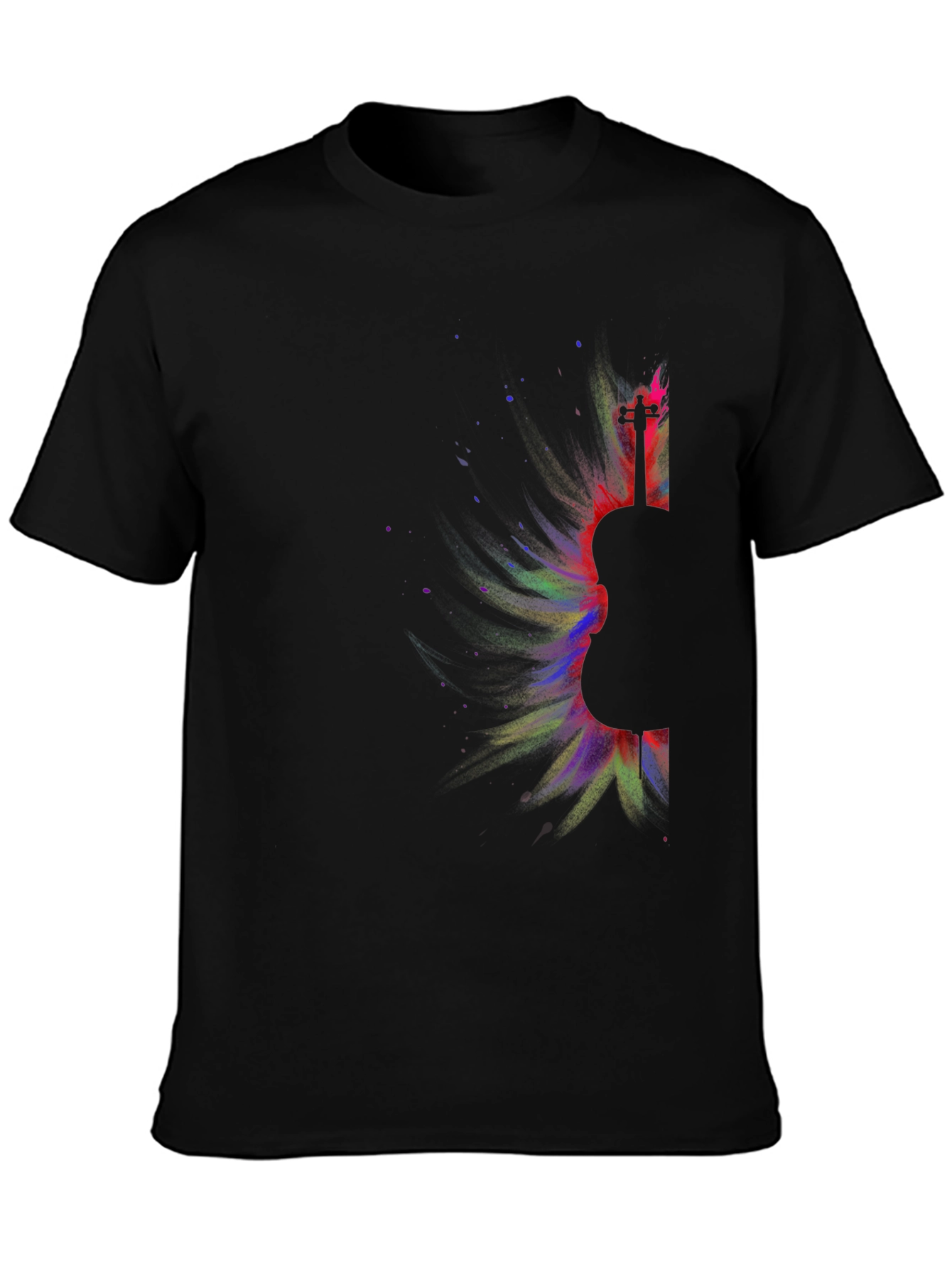 Guitar Burst Graphic Tee - Music Lovers T-Shirt