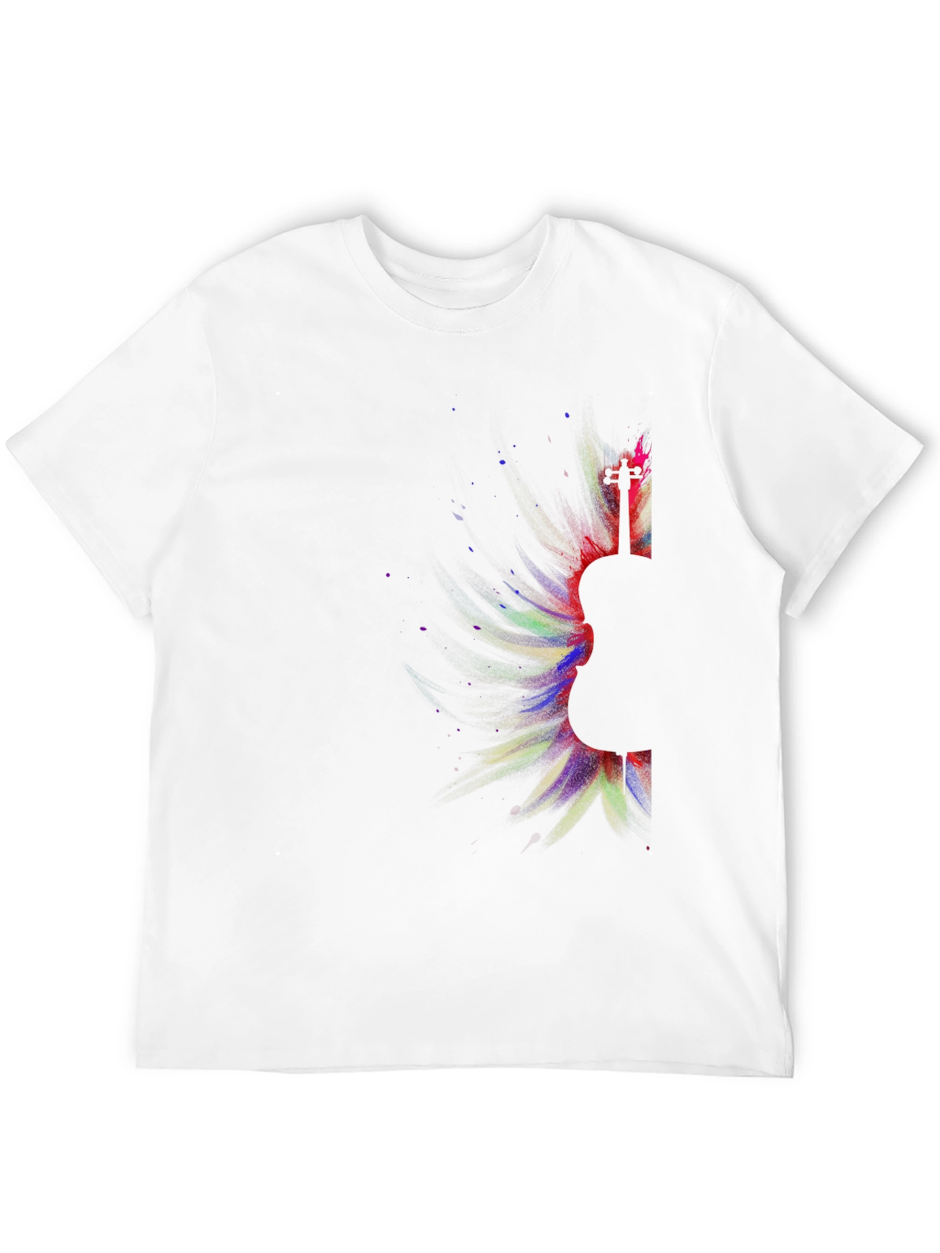 Guitar Burst Graphic Tee - Music Lovers T-Shirt