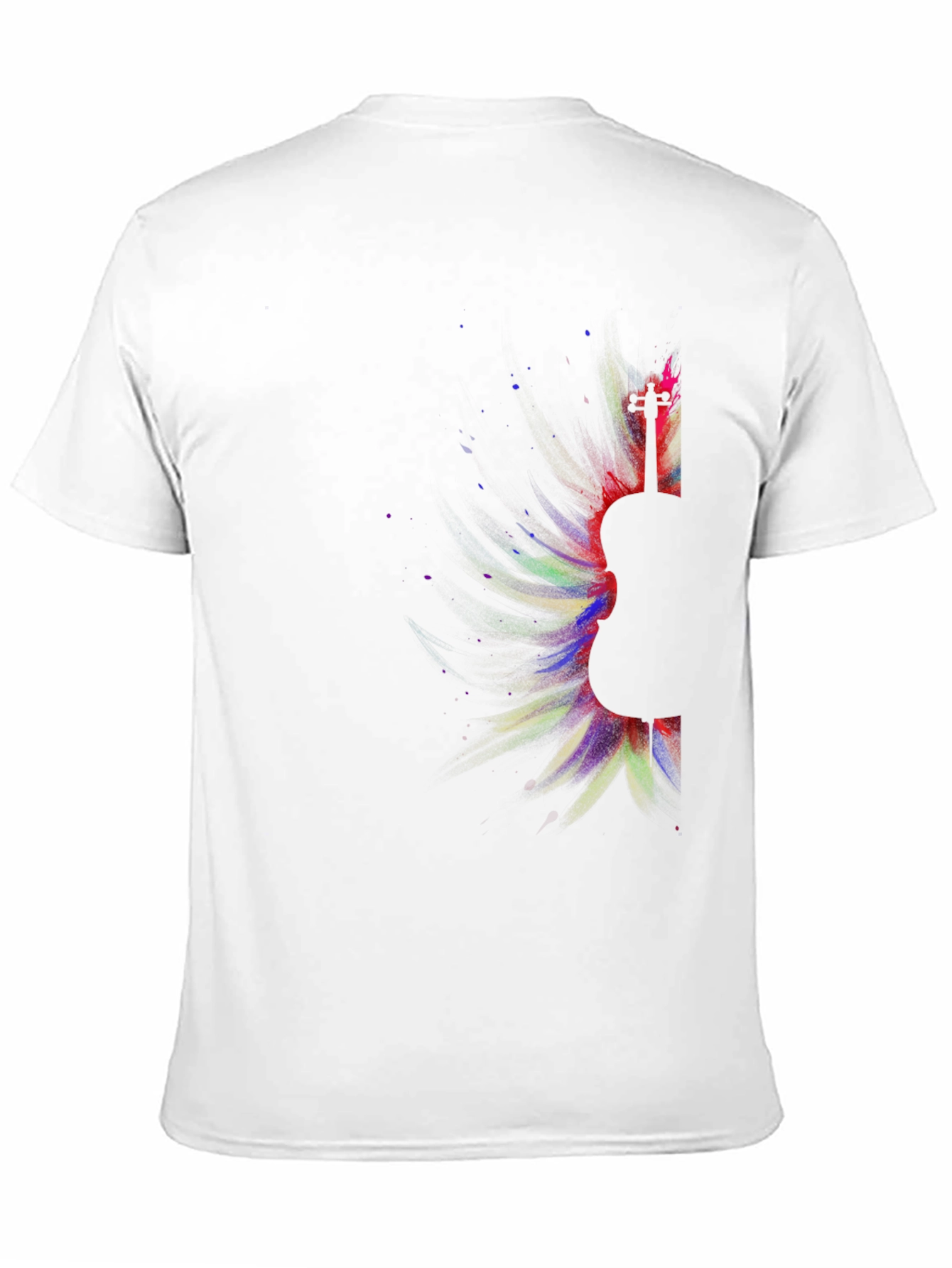 Guitar Burst Graphic Tee - Music Lovers T-Shirt