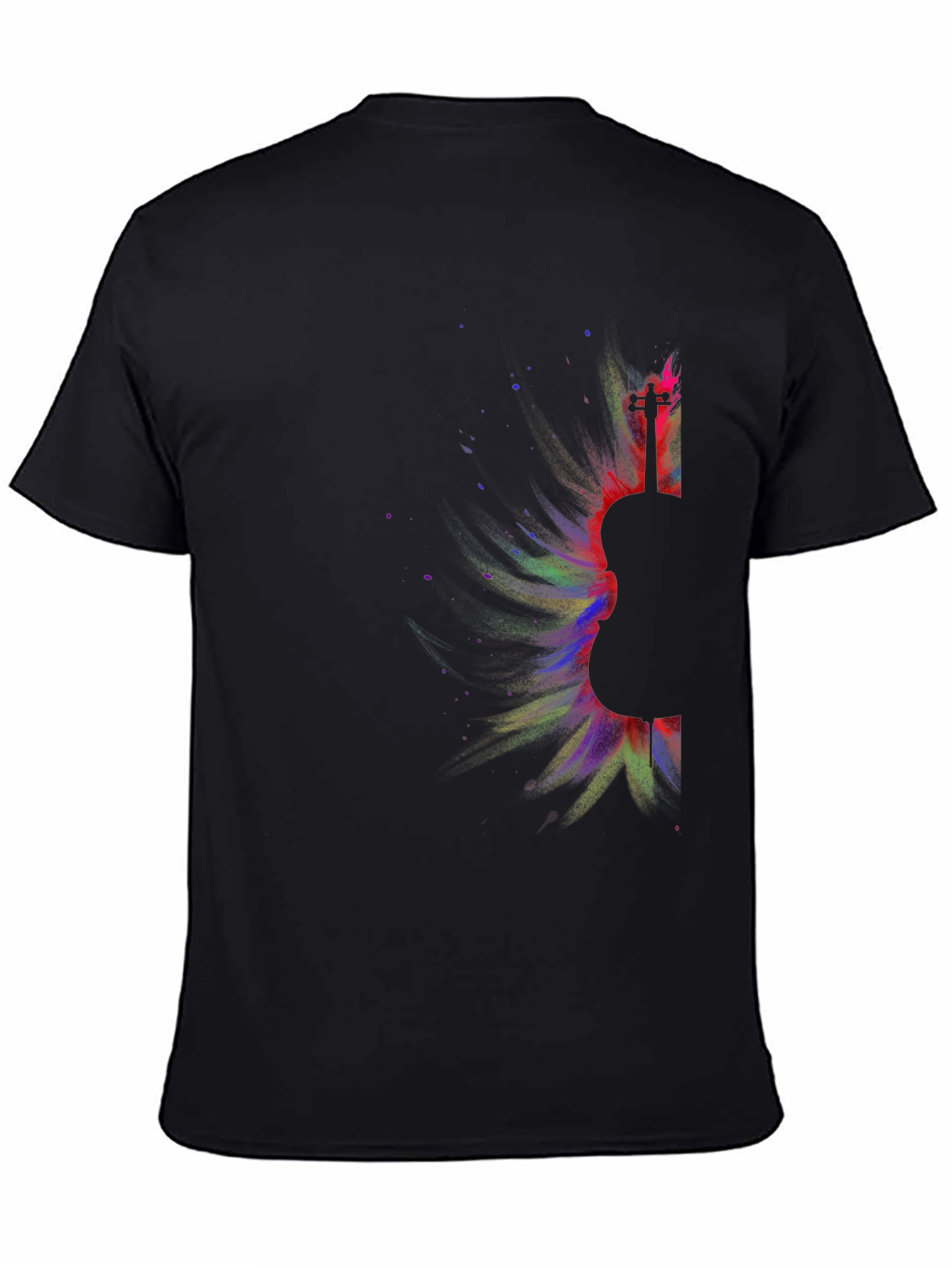 Guitar Burst Graphic Tee - Music Lovers T-Shirt