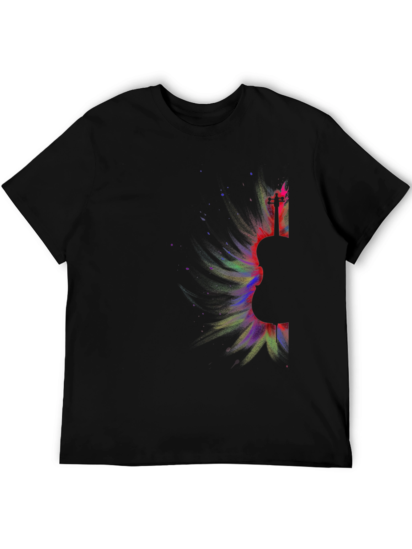 Guitar Burst Graphic Tee - Music Lovers T-Shirt