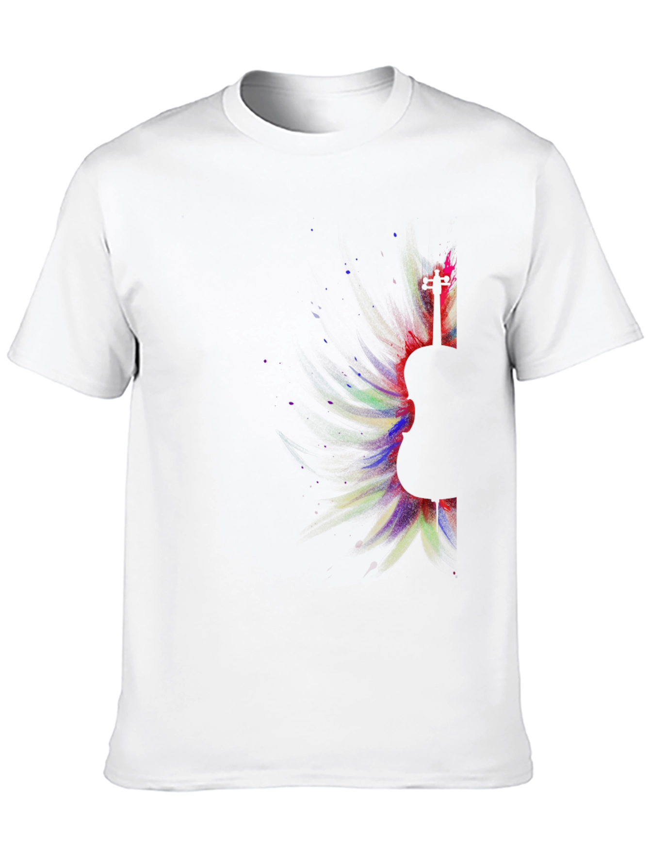 Guitar Burst Graphic Tee - Music Lovers T-Shirt
