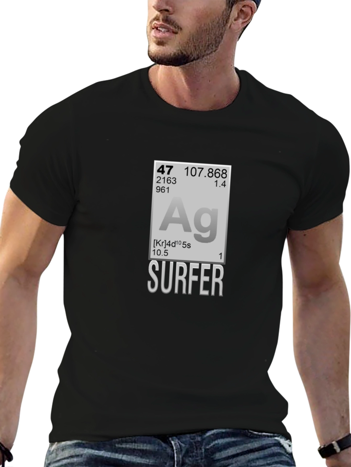 Surfer Element Graphic T-Shirt - Soft Cotton Tee