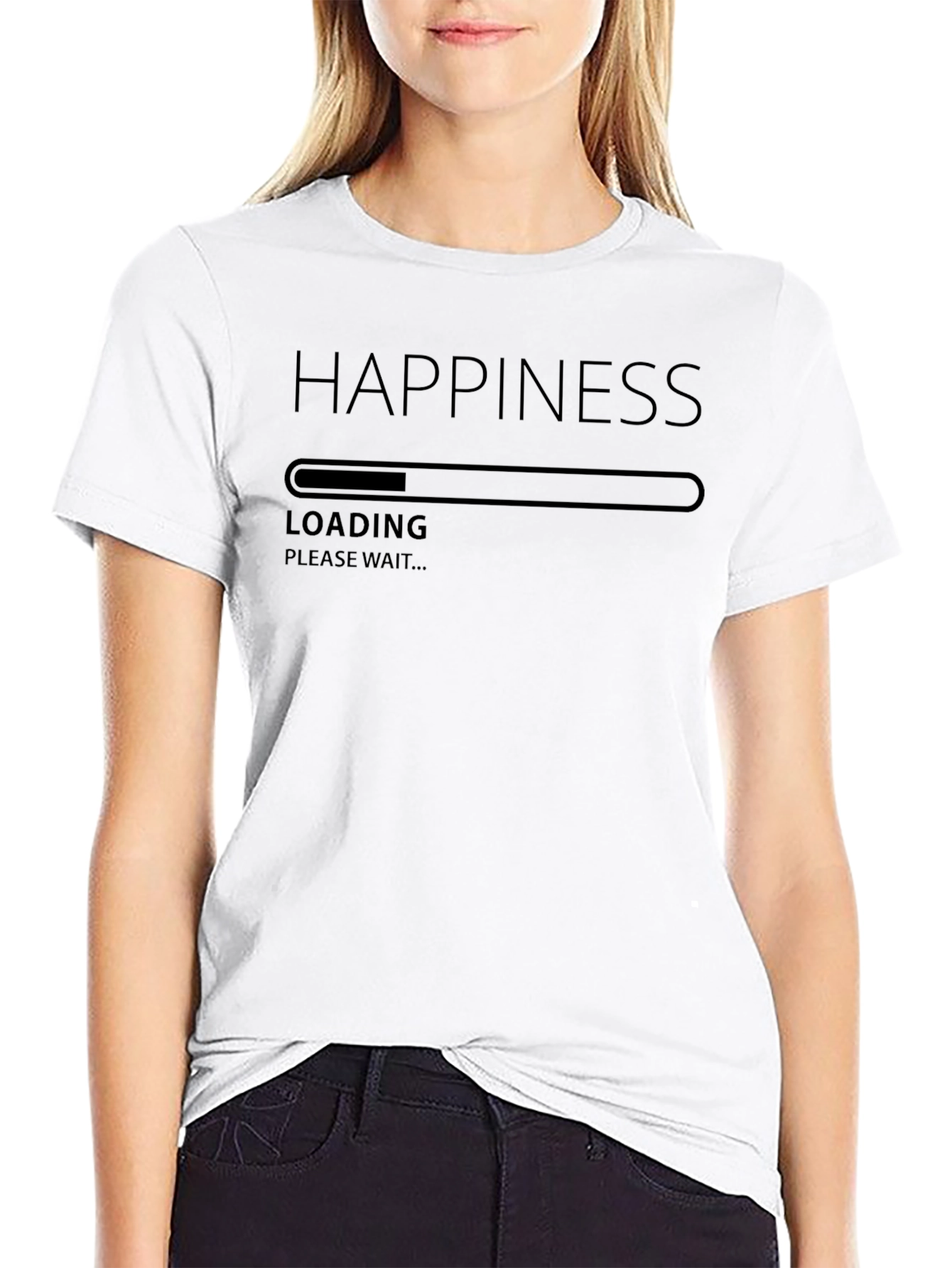 Happiness Loading Graphic T-Shirt - Relaxed Fit