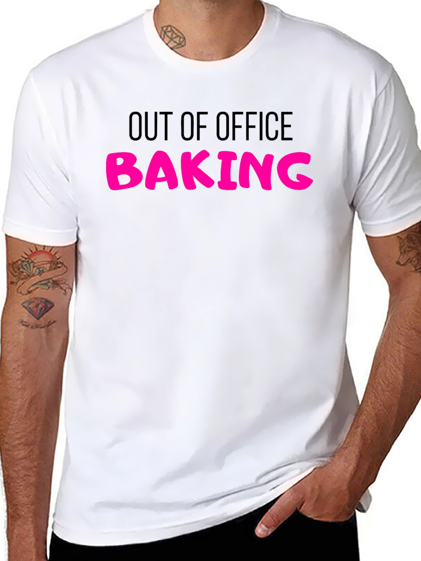 Out of Office Baking Graphic Tee Shirt