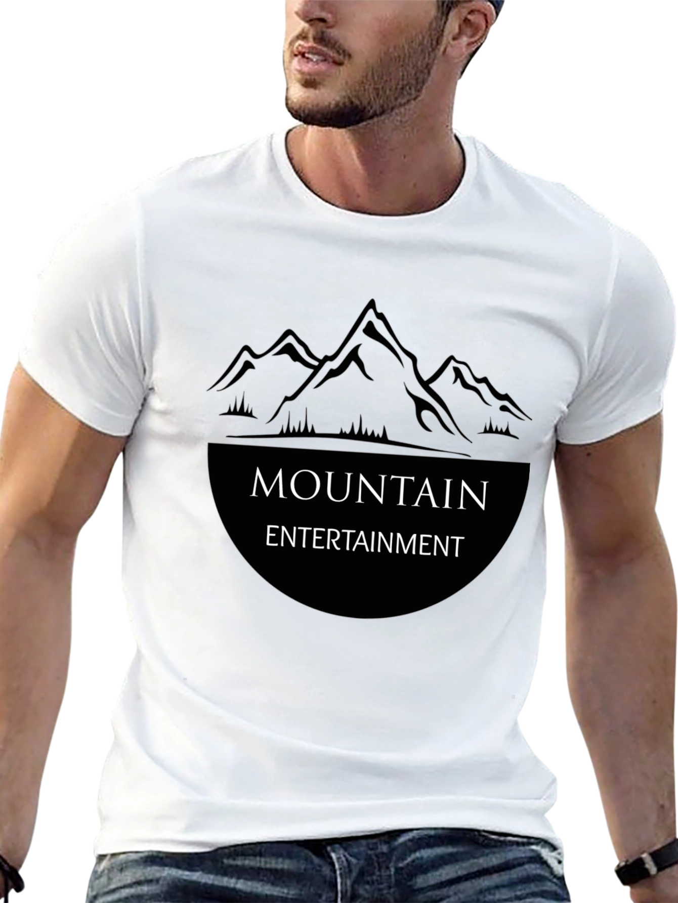 Mountain Entertainment Graphic Tee - Classic Black T-Shirt