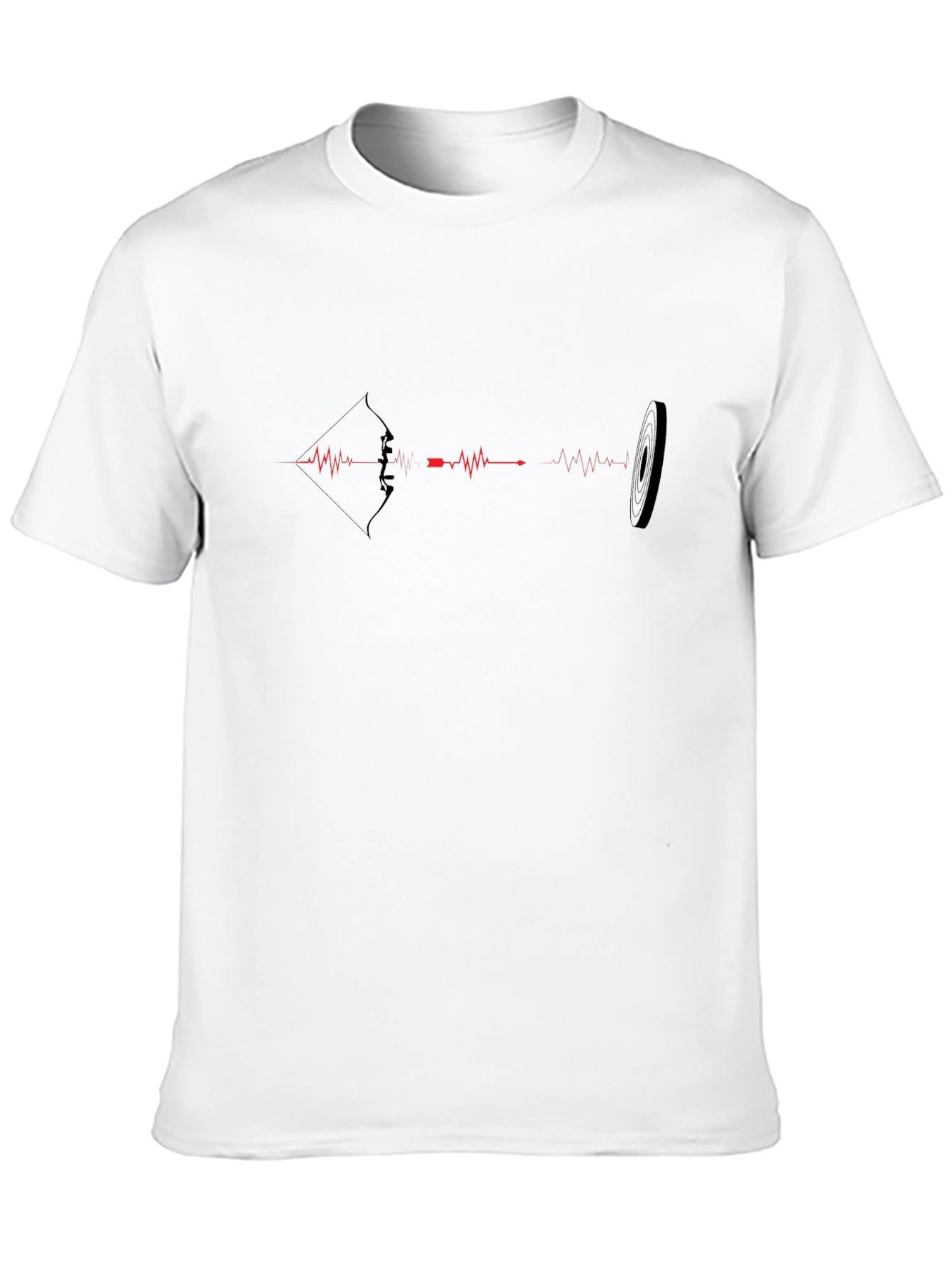 Archer Heartbeat T-Shirt - Archery Design