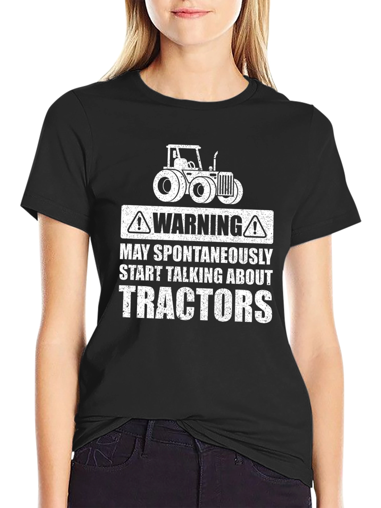 Tractor Talk Warning T-Shirt - Farm Life Tee