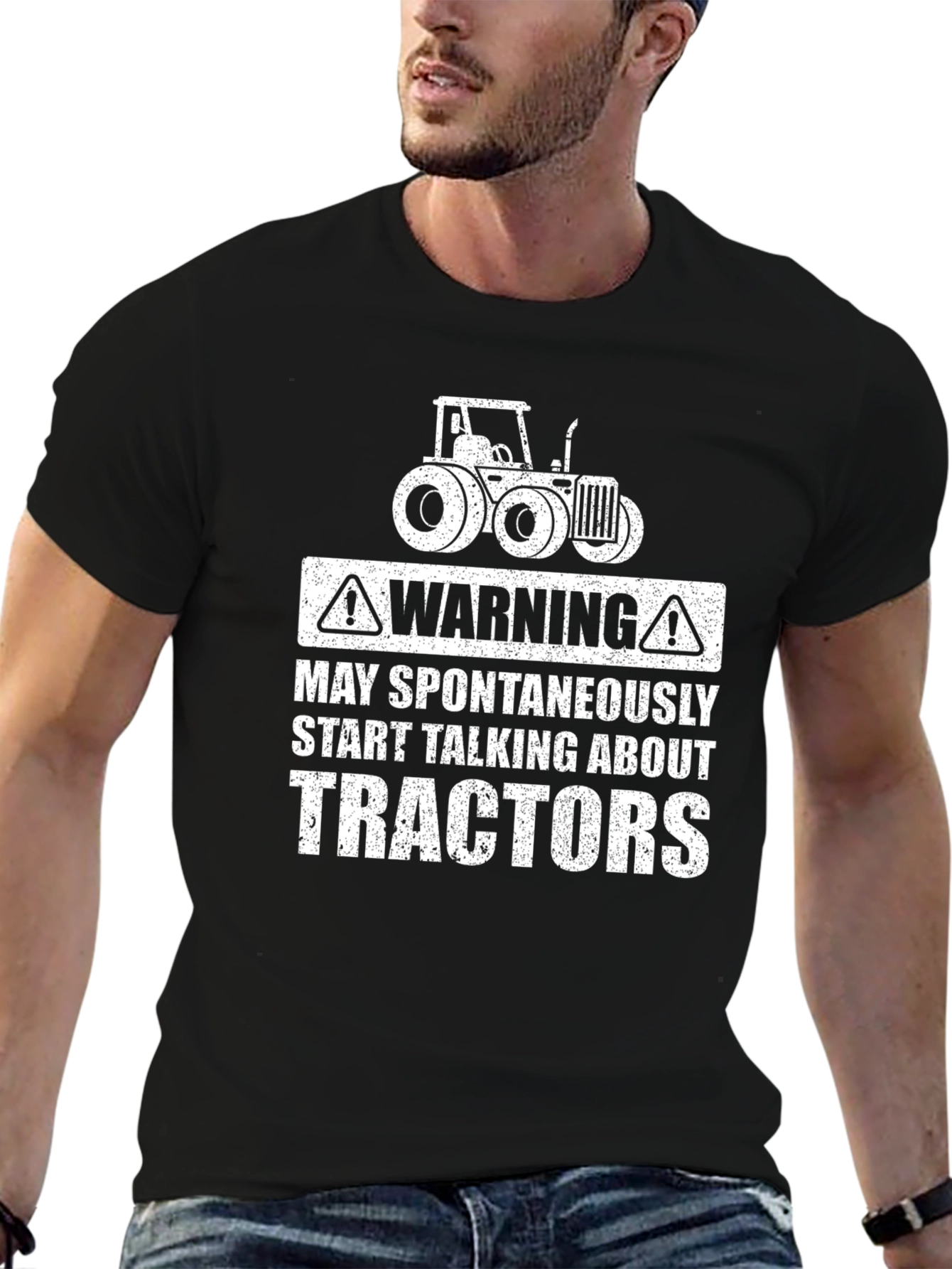 Tractor Talk Warning T-Shirt - Farm Life Tee