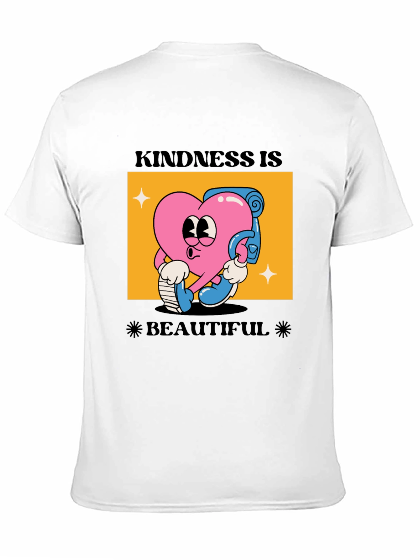 Kindness Is Beautiful Black Graphic Tee