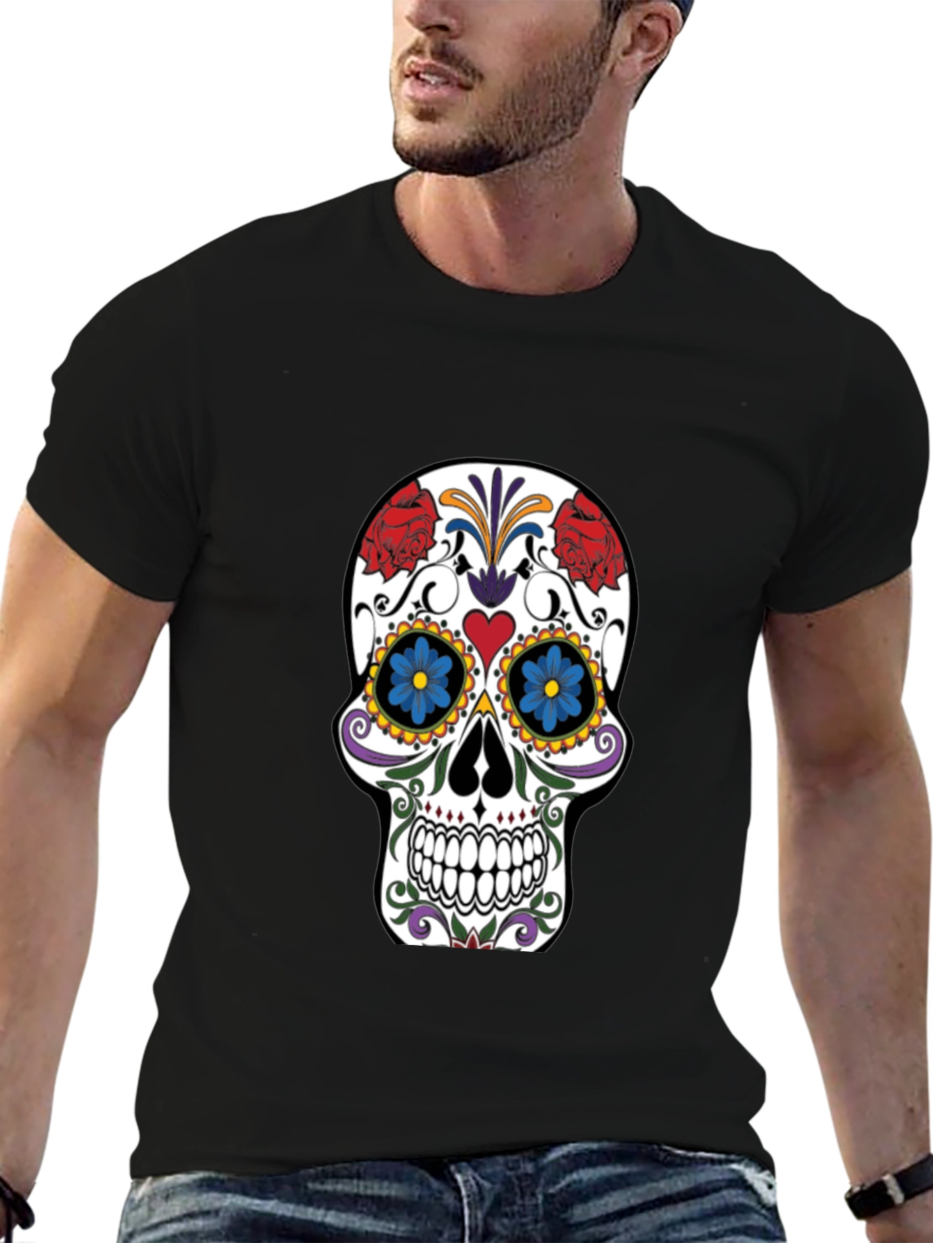 Sugar Skull T-Shirt - Dia de los Muertos