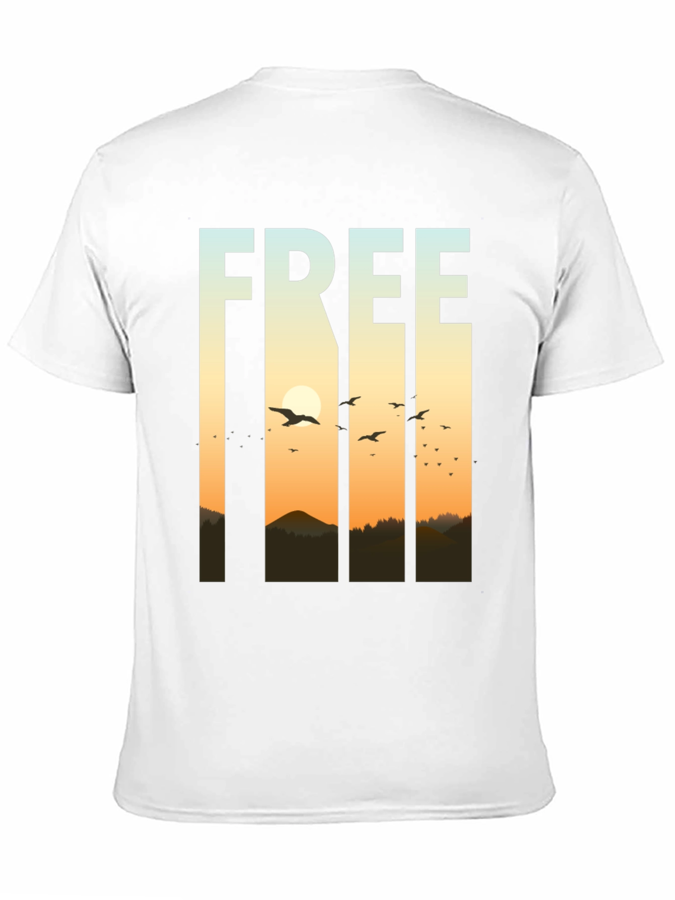 Freedom Graphic T-Shirt - Nature Inspired Design
